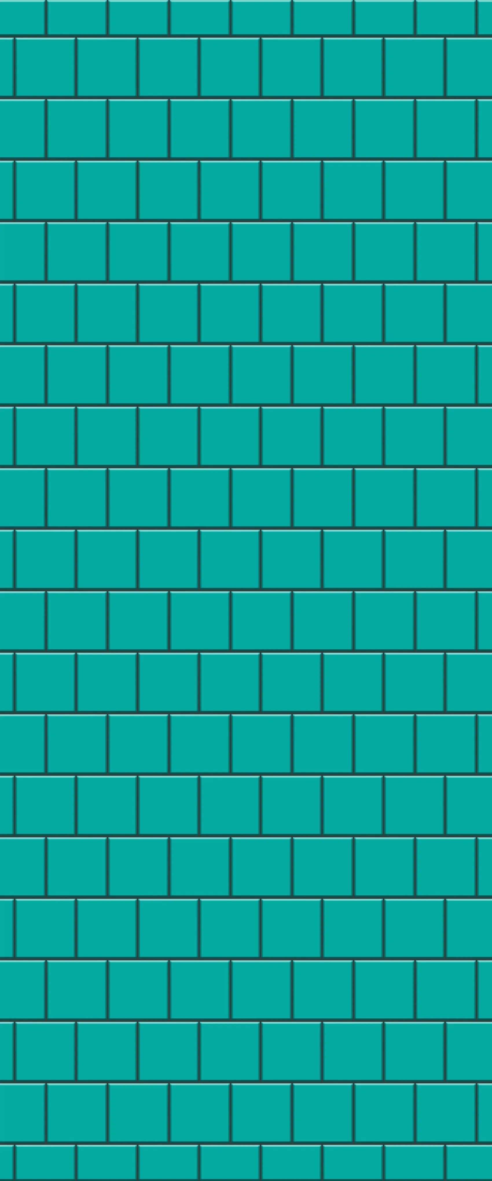 Blue Large Squares Acrylic Shower Wall Panel 2440mm x 1220mm (3mm Thick)