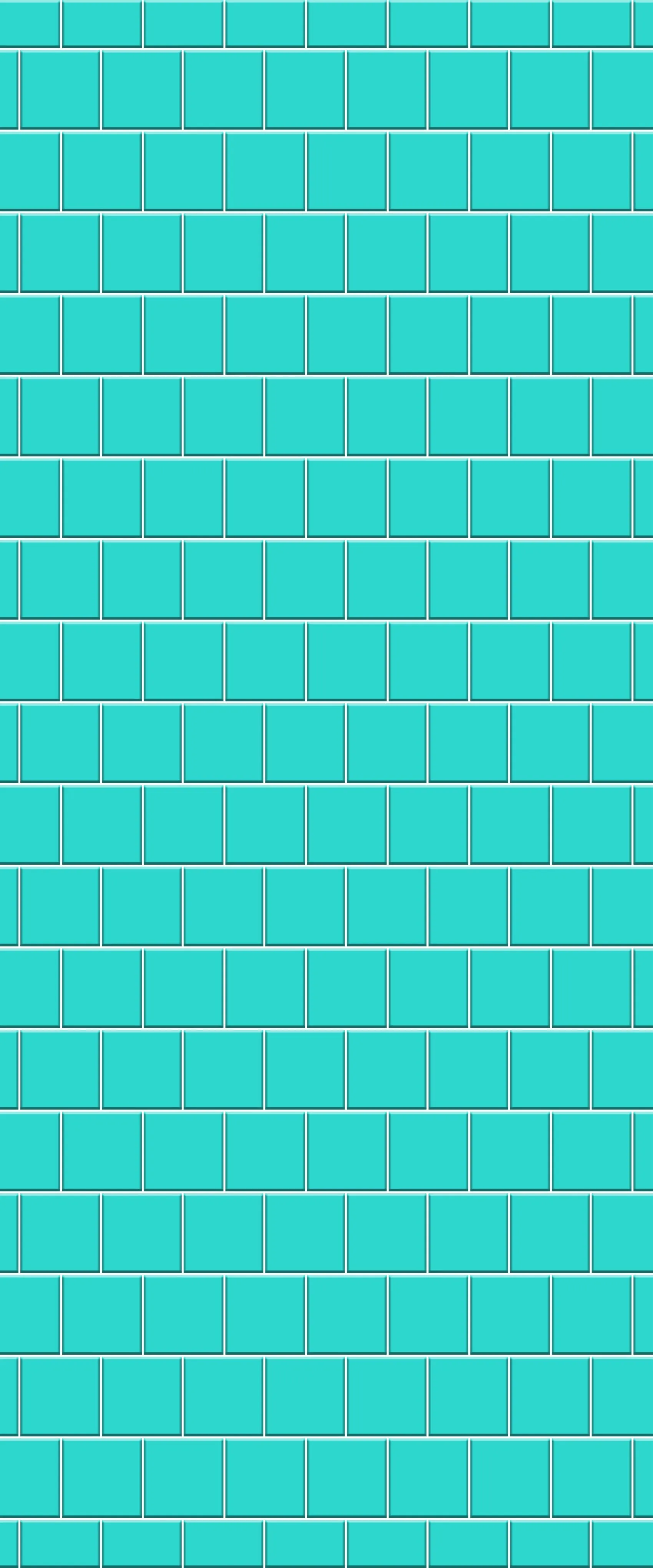 Blue Large Squares Acrylic Shower Wall Panel 2440mm x 1220mm (3mm Thick)