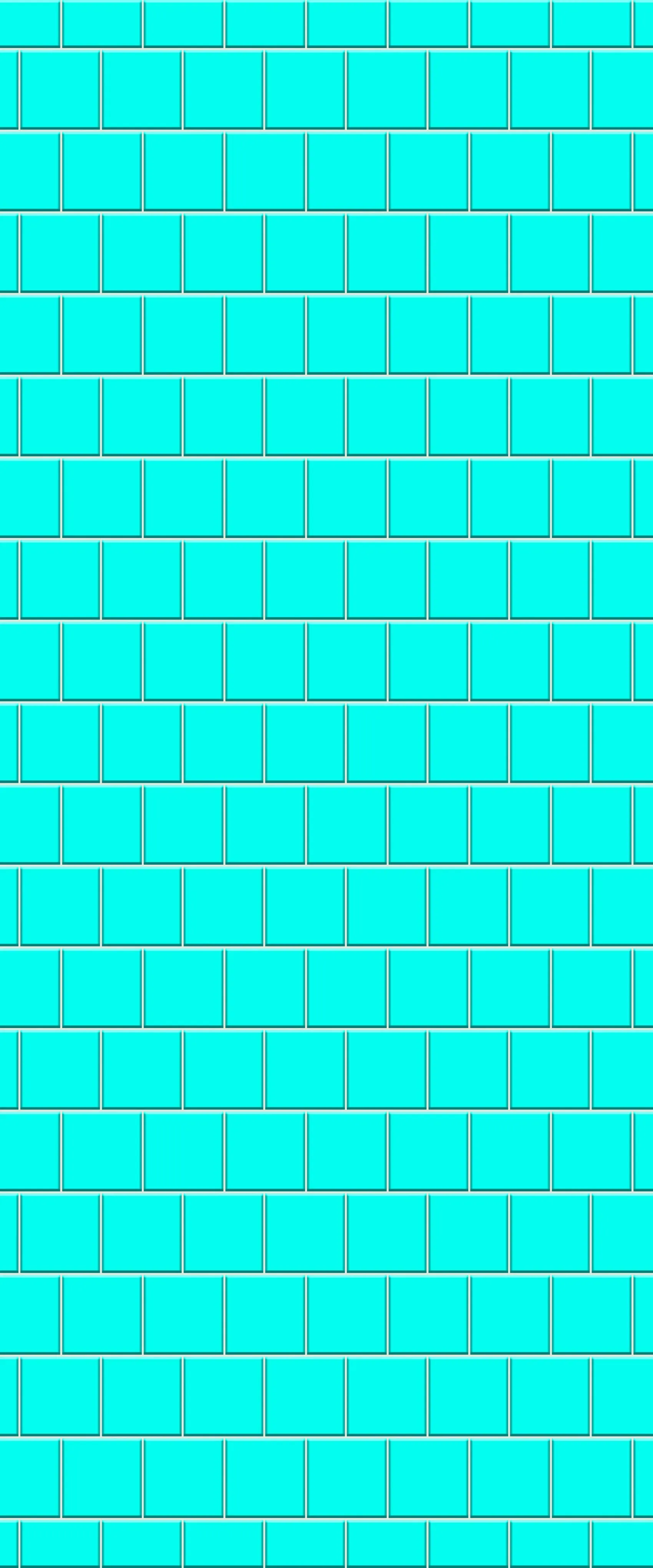 Blue Large Squares Acrylic Shower Wall Panel 2440mm x 1220mm (3mm Thick)