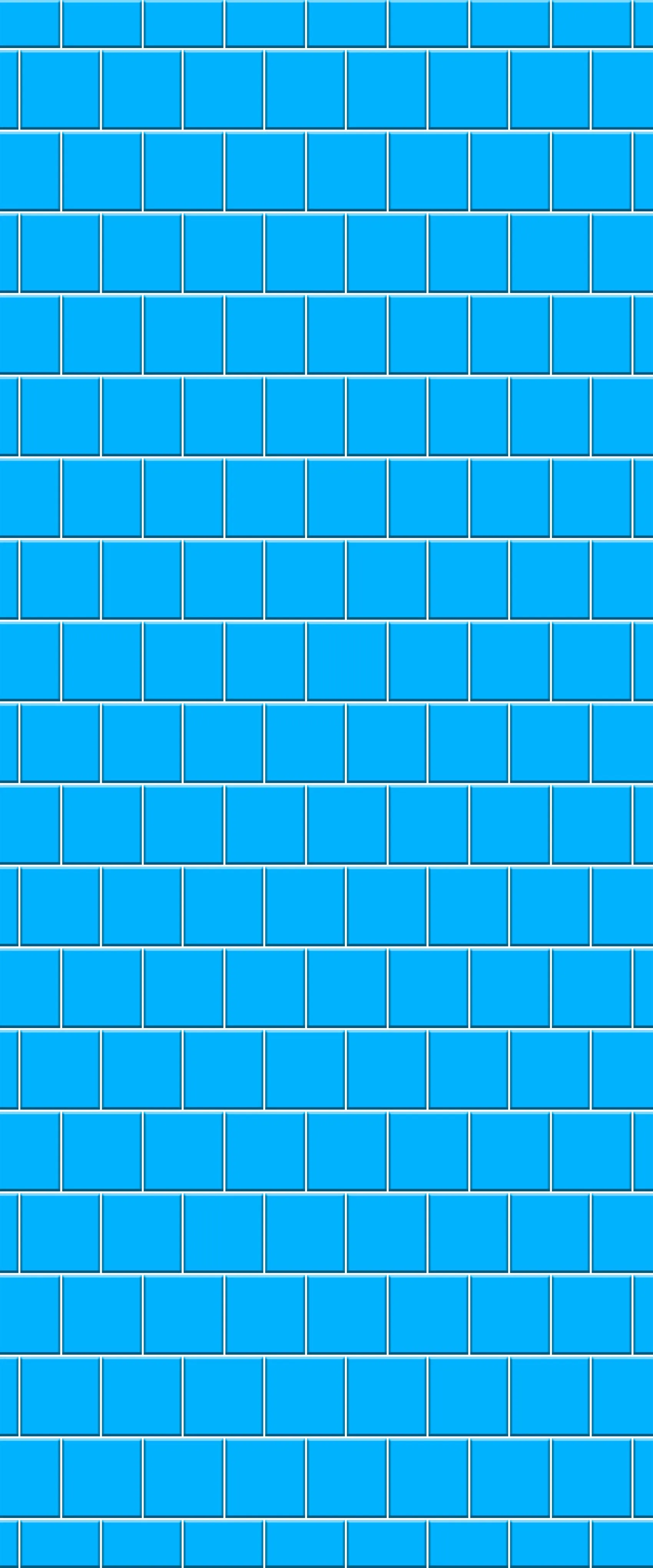 Blue Large Squares Acrylic Shower Wall Panel 2440mm x 1220mm (3mm Thick)