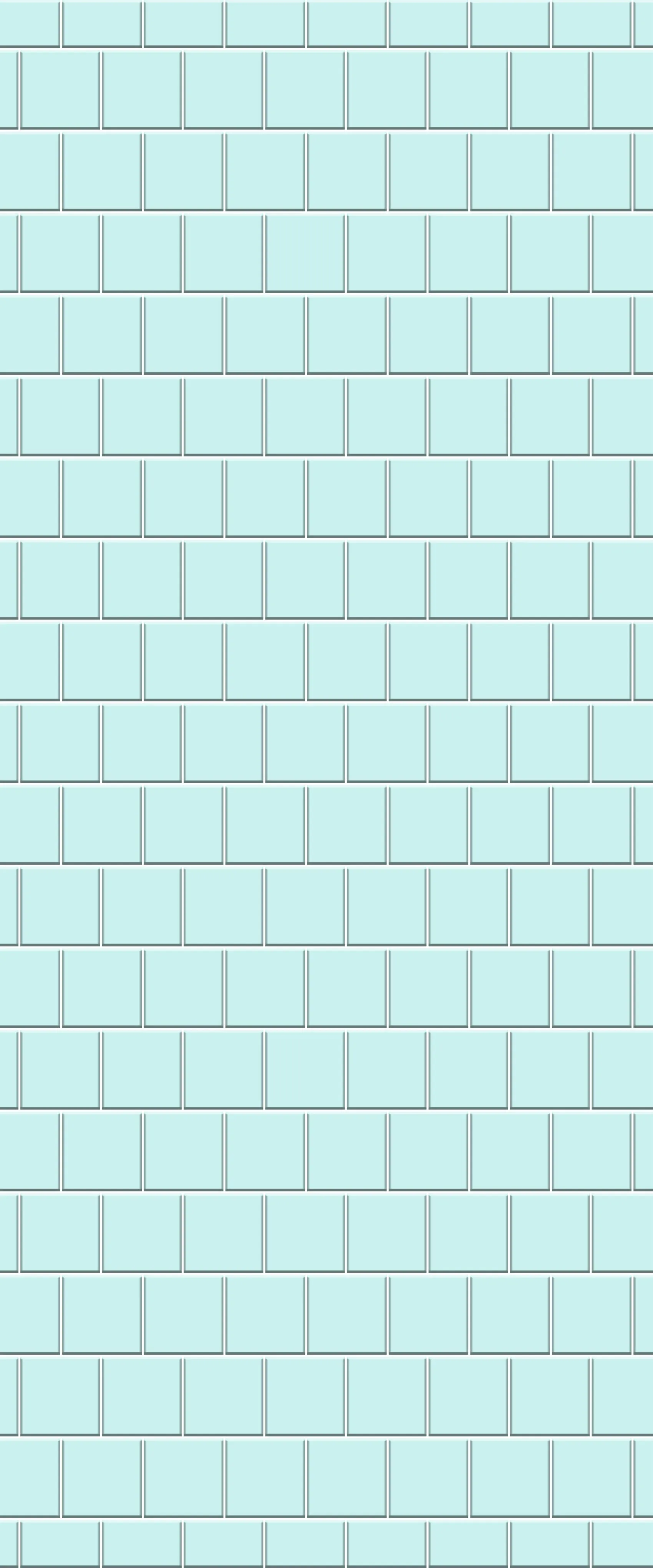 Blue Large Squares Acrylic Shower Wall Panel 2440mm x 1220mm (3mm Thick)
