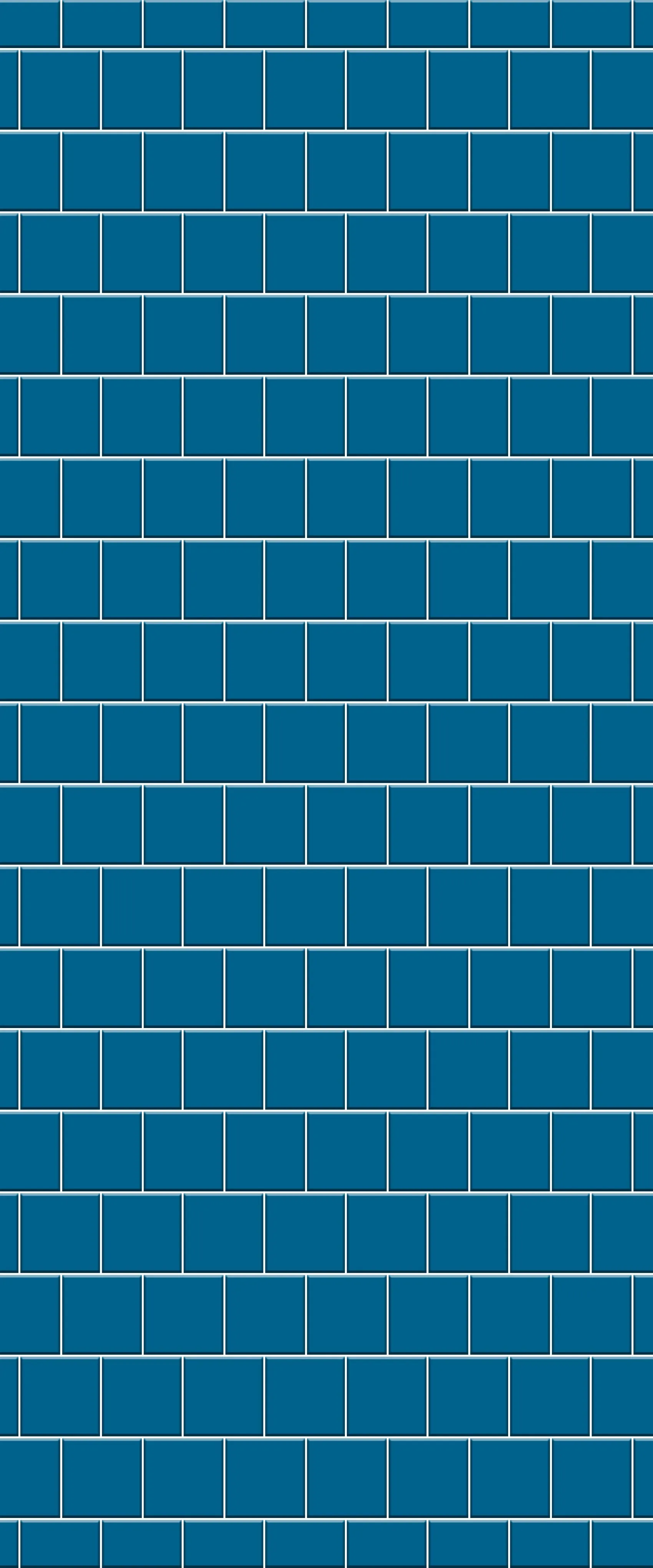 Blue Large Squares Acrylic Shower Wall Panel 2440mm x 1220mm (3mm Thick)
