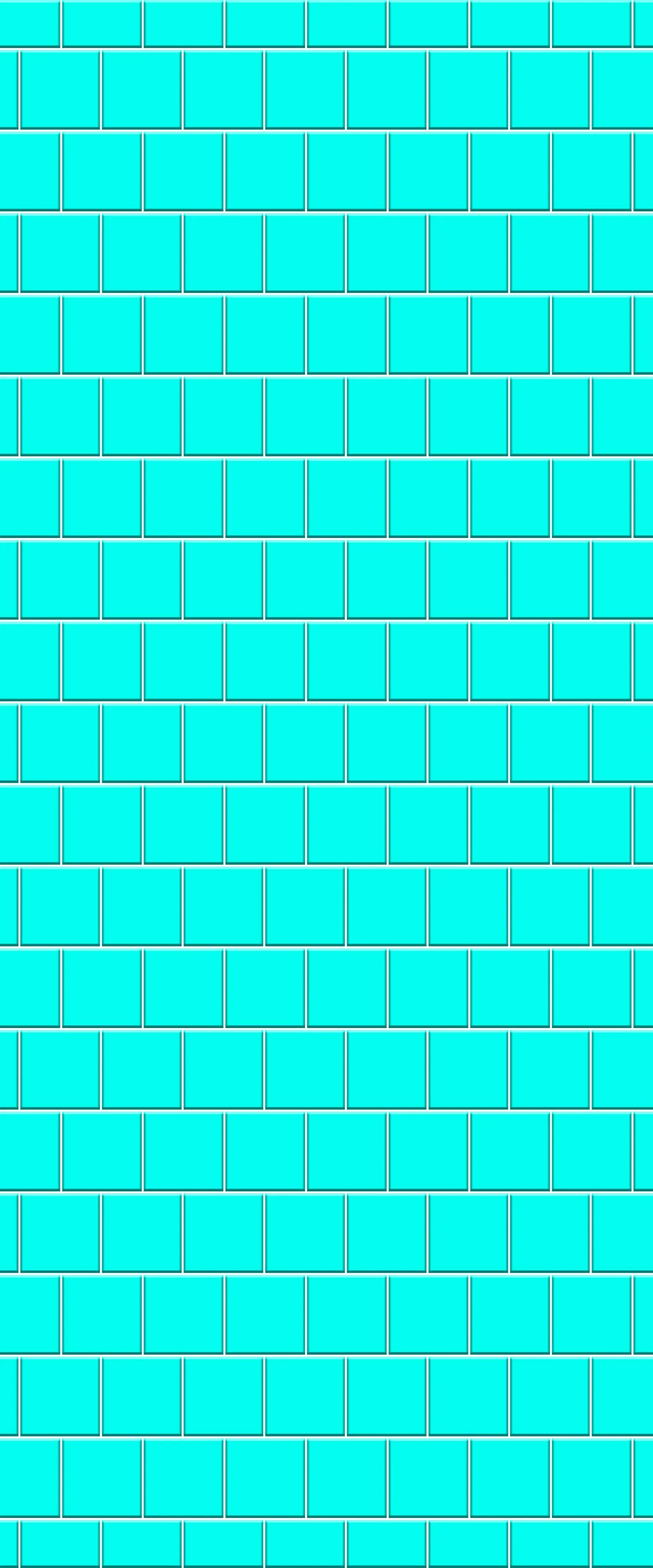 Blue Large Squares Acrylic Shower Wall Panel 2440mm x 1220mm (3mm Thick)