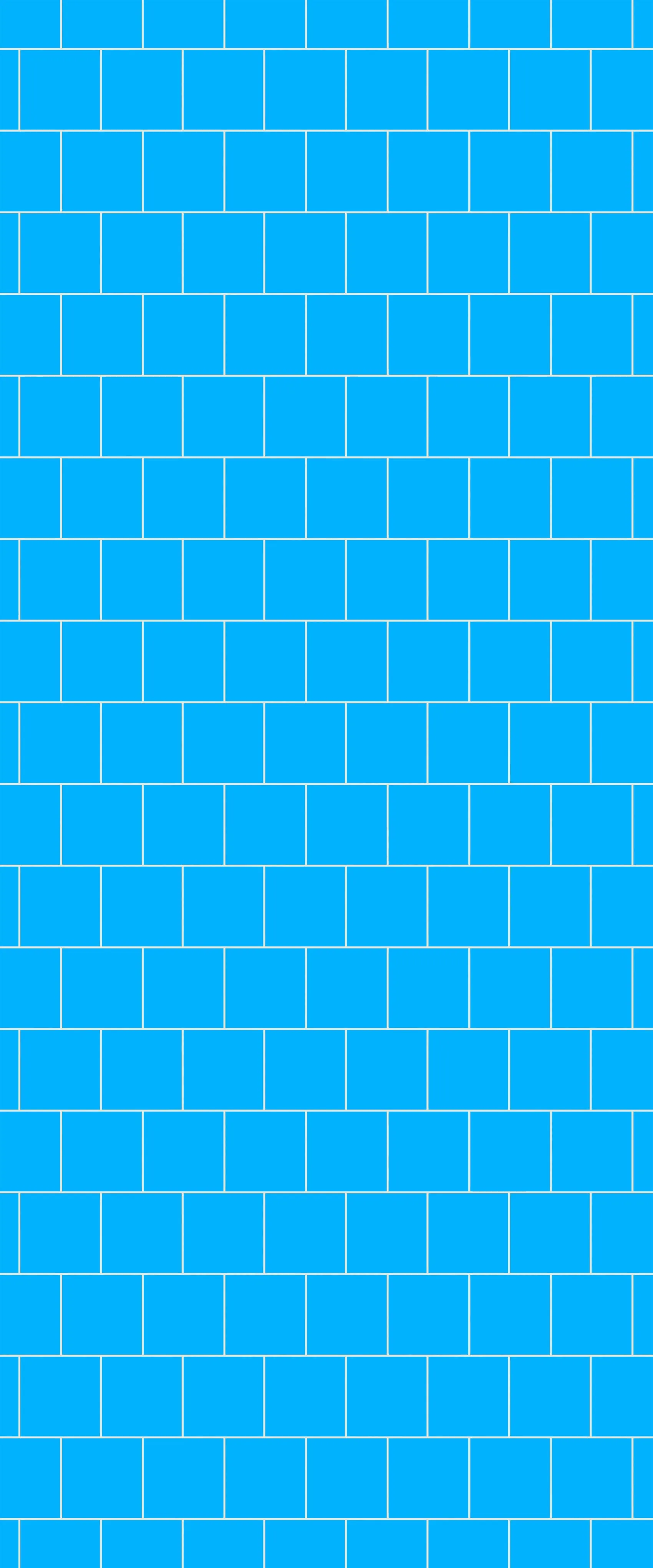 Blue Large Squares Acrylic Shower Wall Panel 2440mm x 1220mm (3mm Thick)