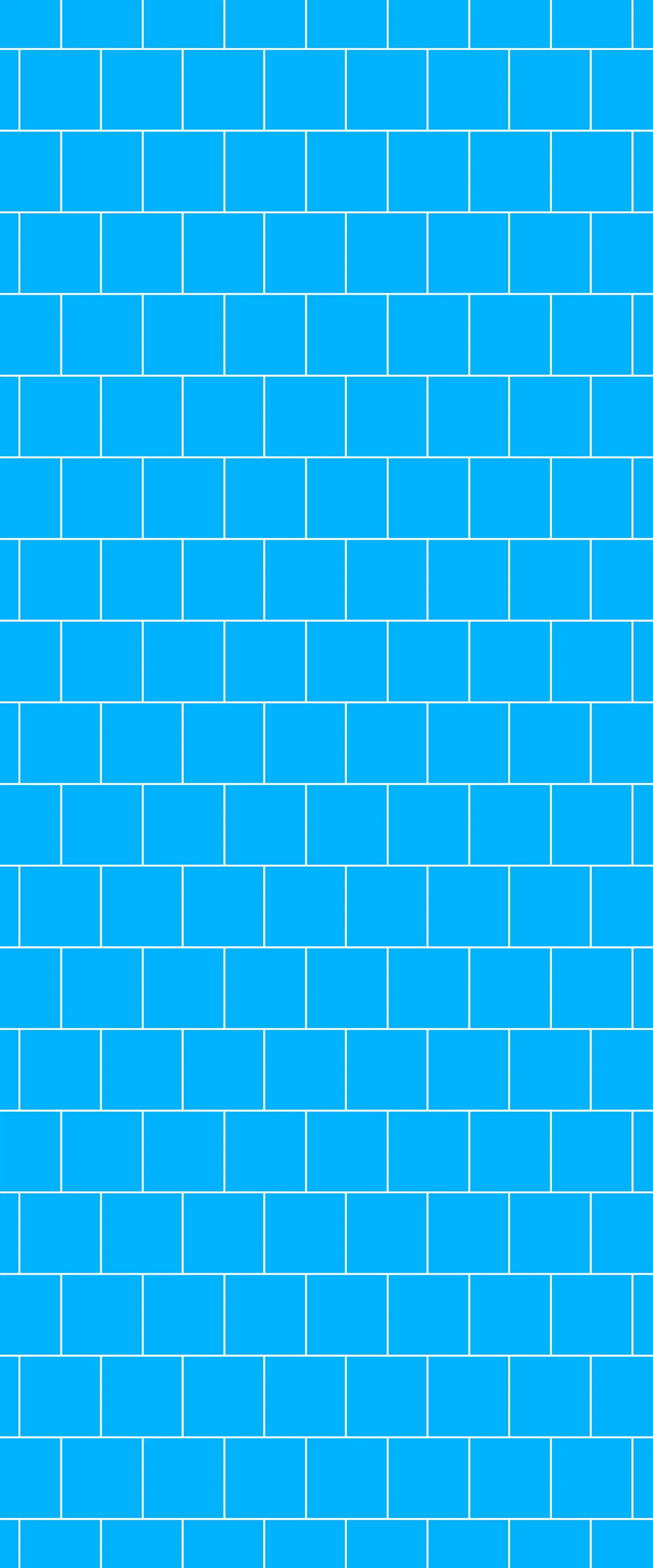 Blue Large Squares Acrylic Shower Wall Panel 2440mm x 1220mm (3mm Thick)