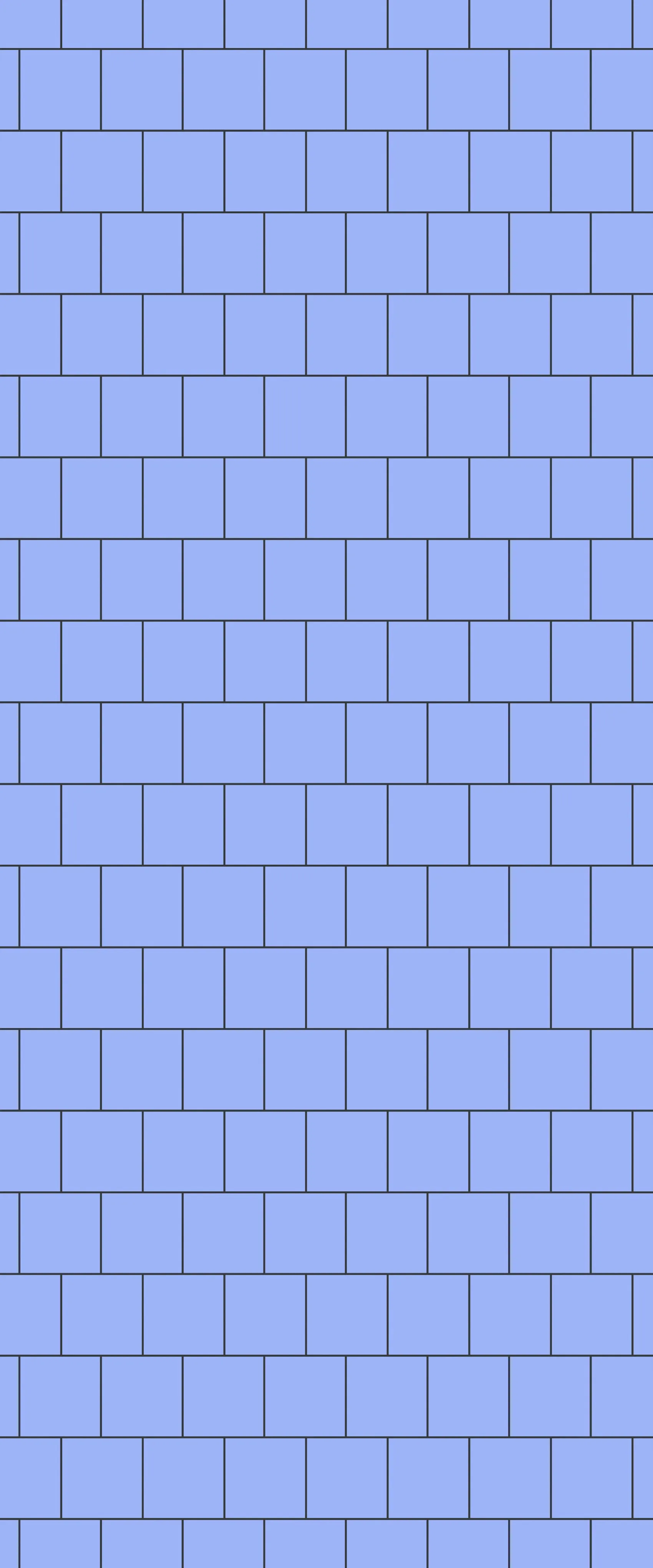 Blue Large Squares Acrylic Shower Wall Panel 2440mm x 1220mm (3mm Thick)