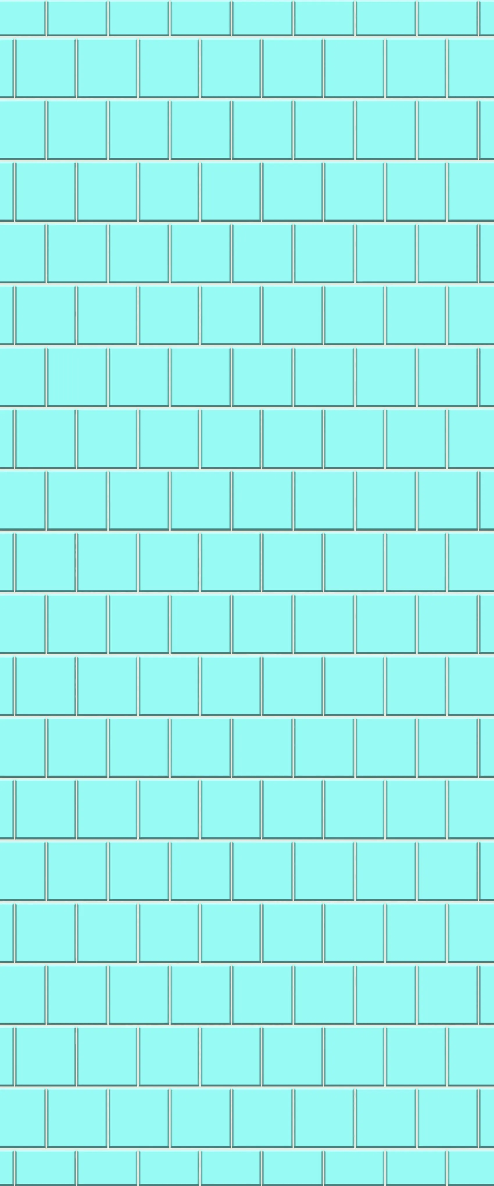 Blue Large Squares Acrylic Shower Wall Panel 2440mm x 1220mm (3mm Thick)