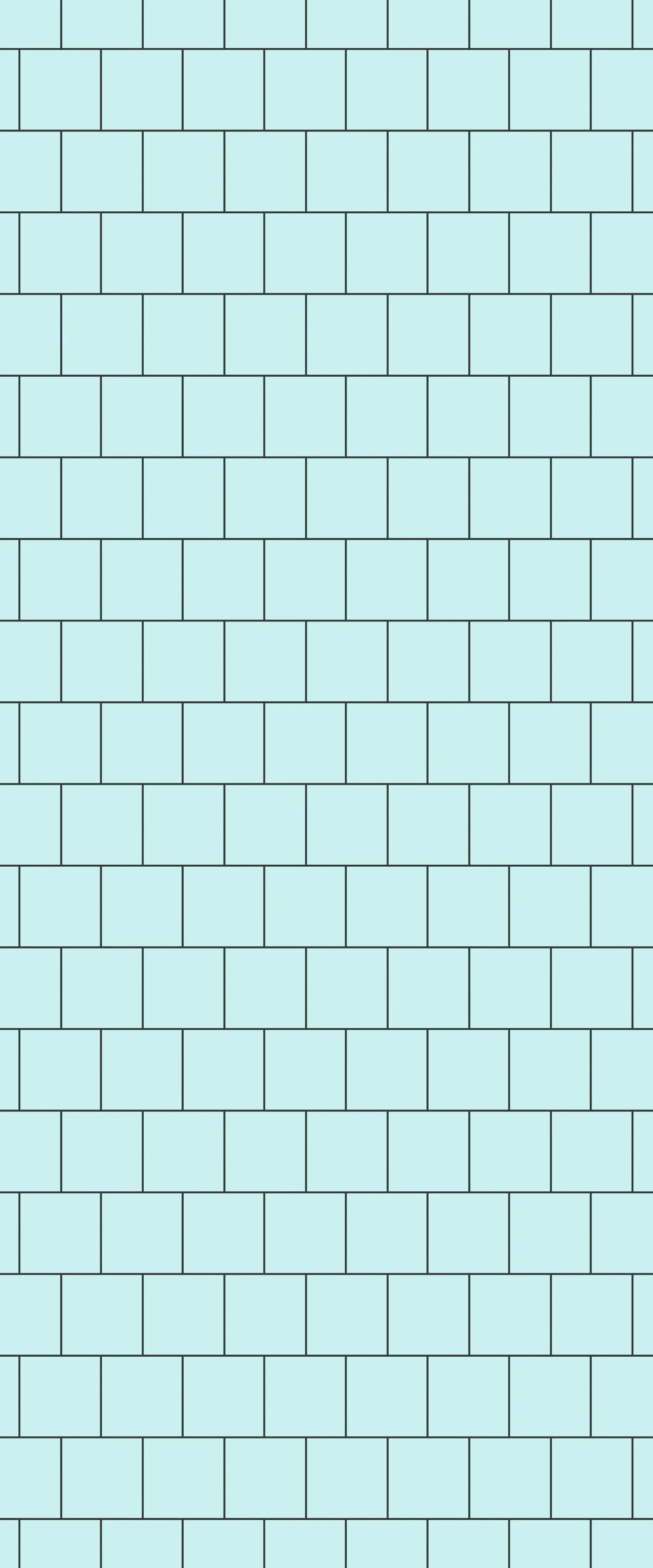 Blue Large Squares Acrylic Shower Wall Panel 2440mm x 1220mm (3mm Thick)