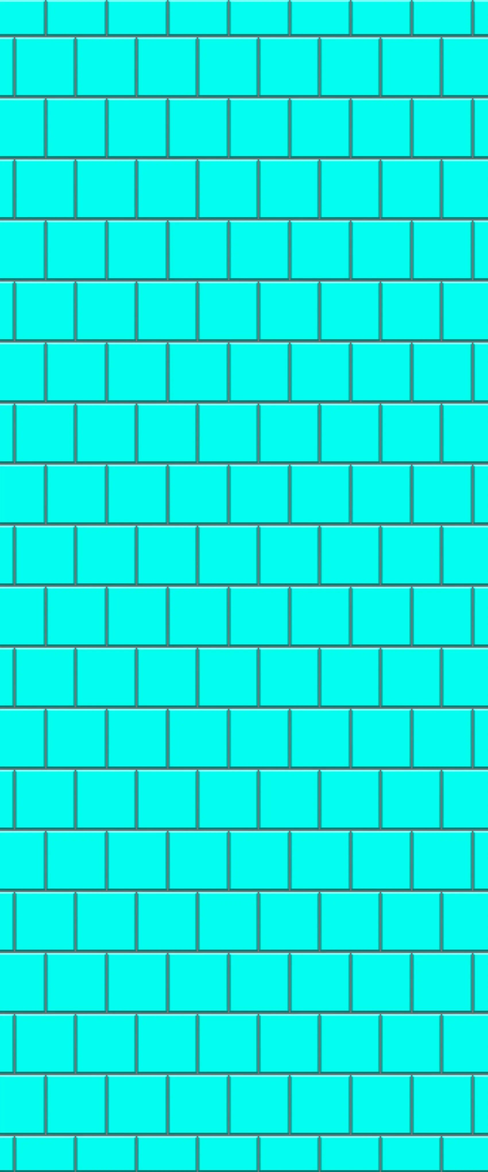 Blue Large Squares Acrylic Shower Wall Panel 2440mm x 1220mm (3mm Thick)