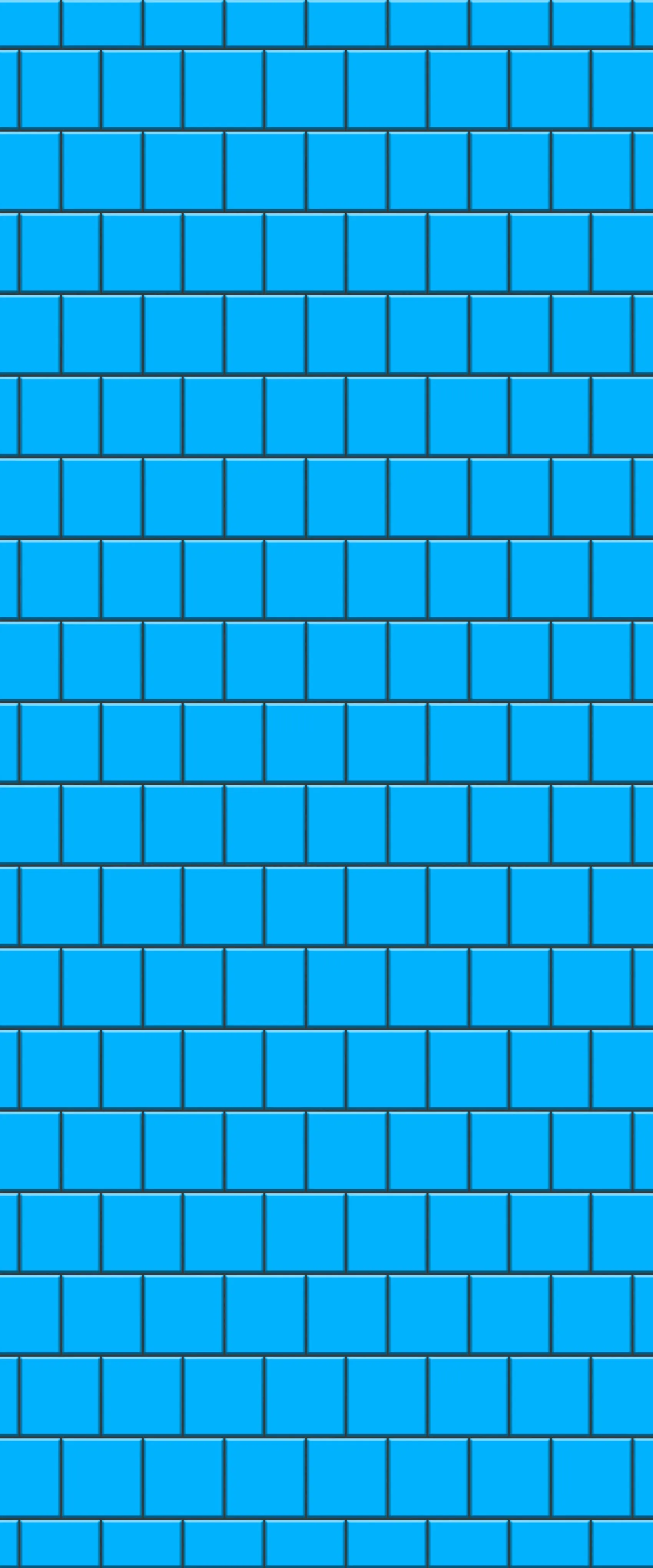 Blue Large Squares Acrylic Shower Wall Panel 2440mm x 1220mm (3mm Thick)