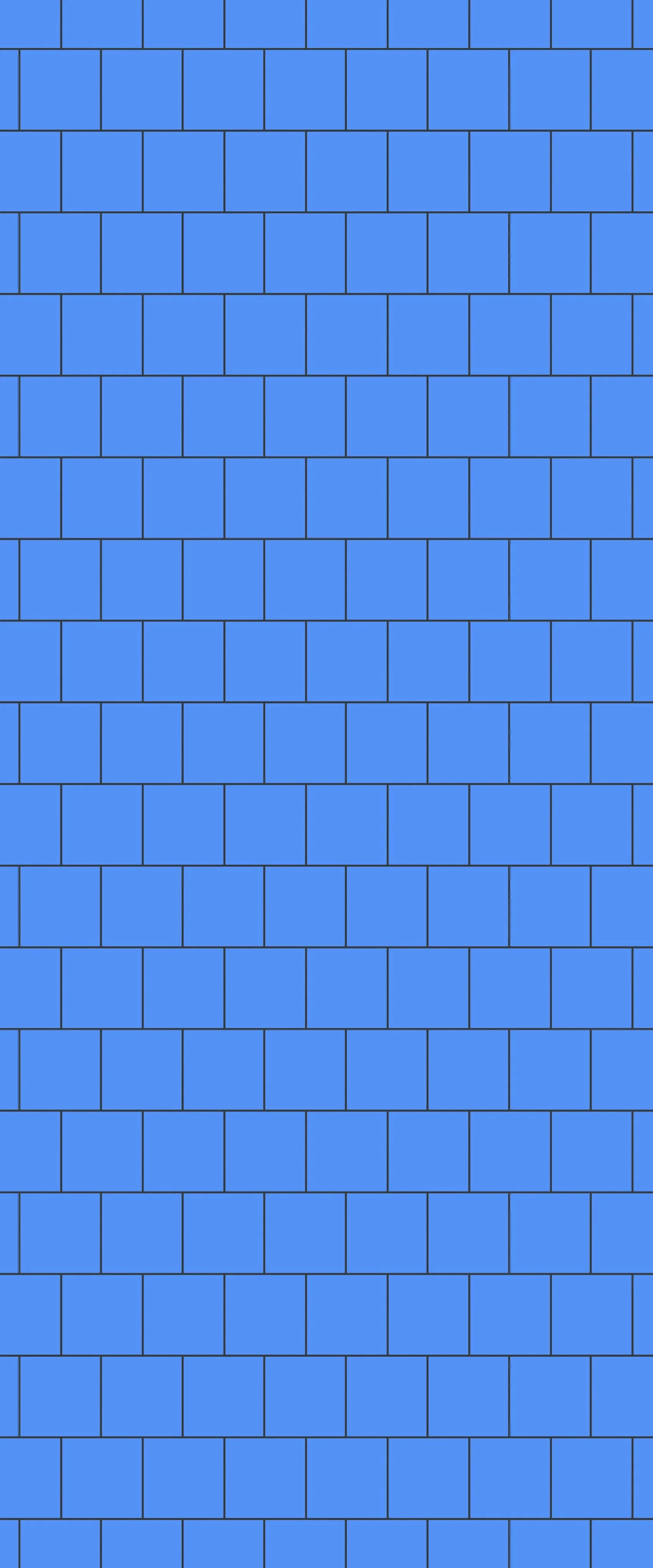 Blue Large Squares Acrylic Shower Wall Panel 2440mm x 1220mm (3mm Thick)