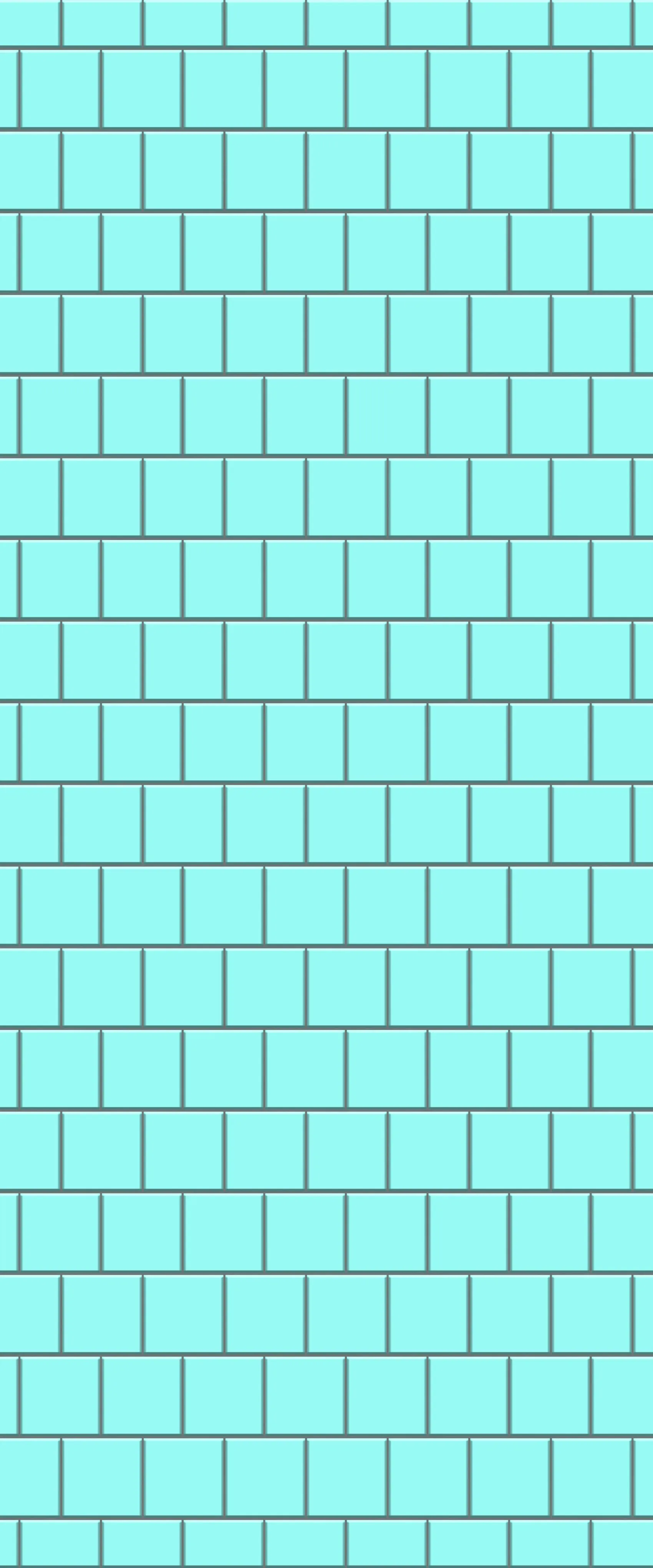 Blue Large Squares Acrylic Shower Wall Panel 2440mm x 1220mm (3mm Thick)