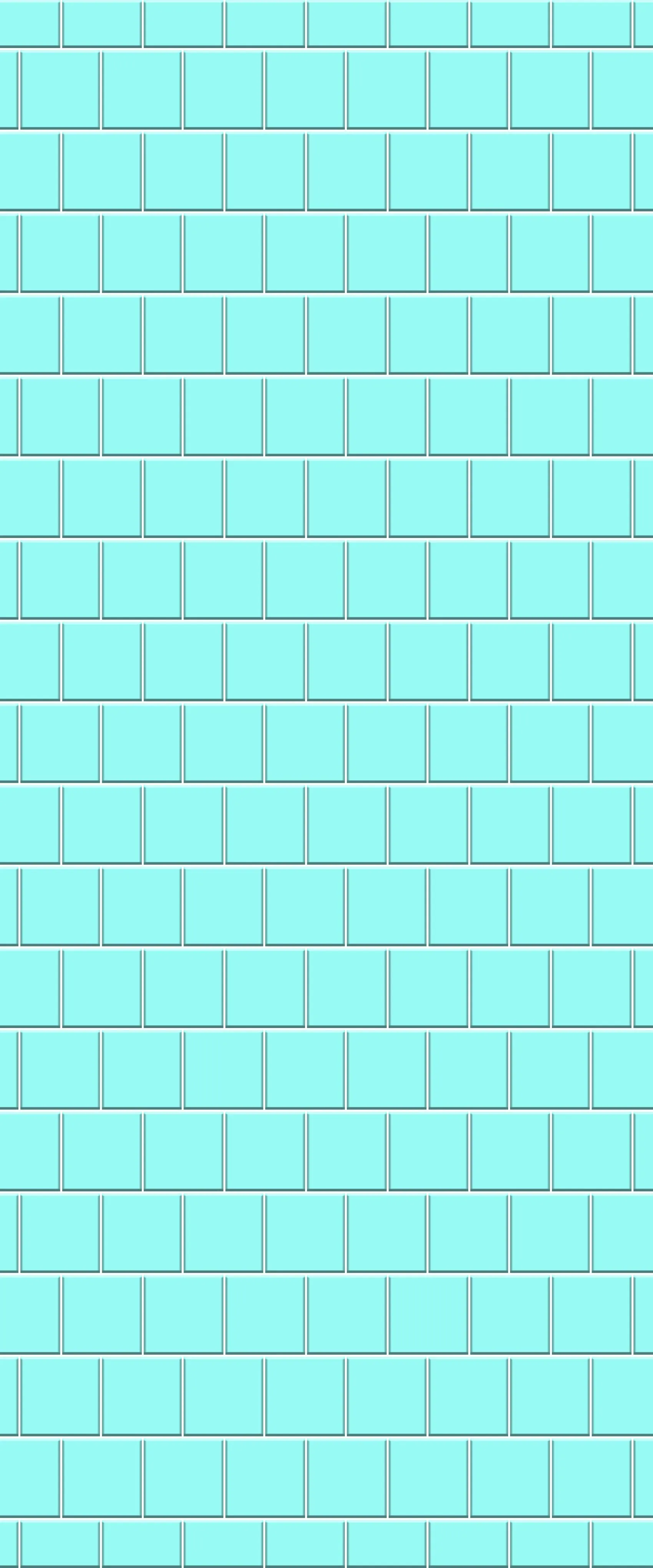 Blue Large Squares Acrylic Shower Wall Panel 2440mm x 1220mm (3mm Thick)