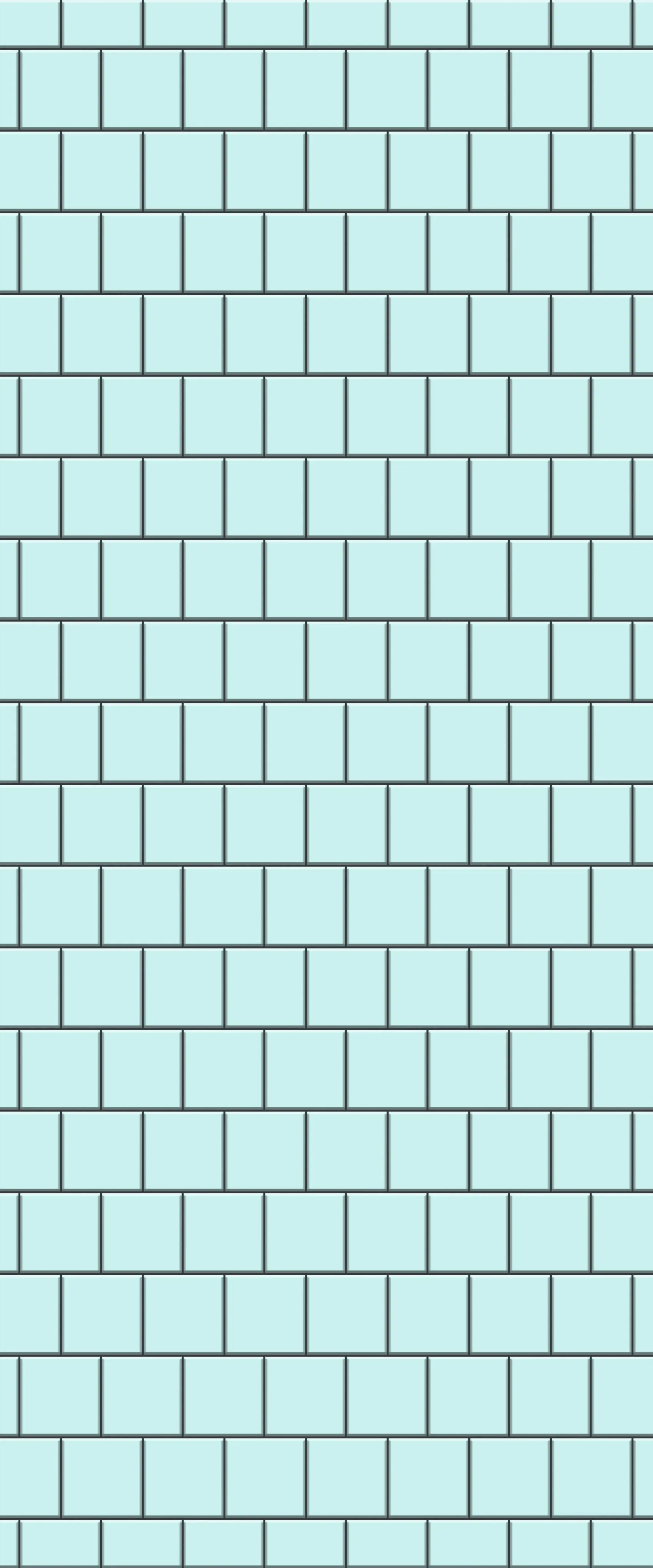 Blue Large Squares Acrylic Shower Wall Panel 2440mm x 1220mm (3mm Thick)