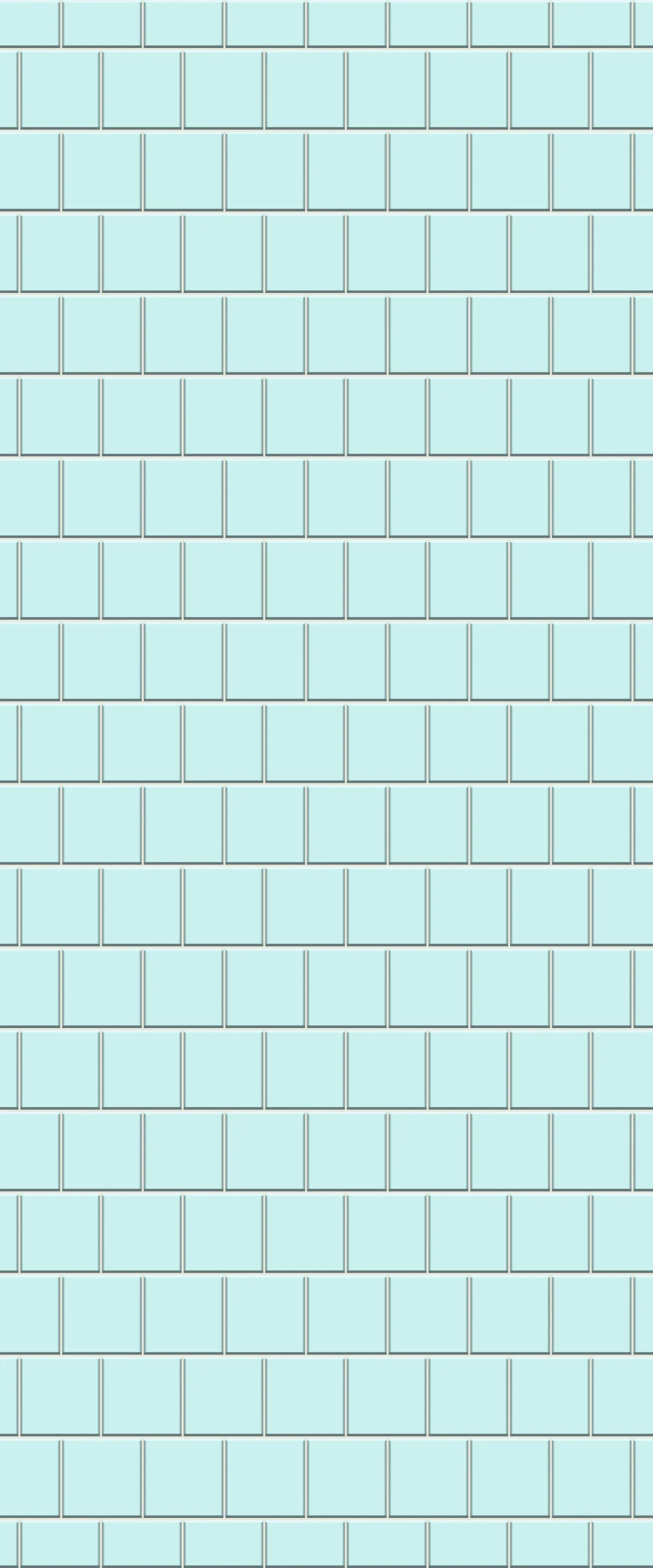 Blue Large Squares Acrylic Shower Wall Panel 2440mm x 1220mm (3mm Thick)