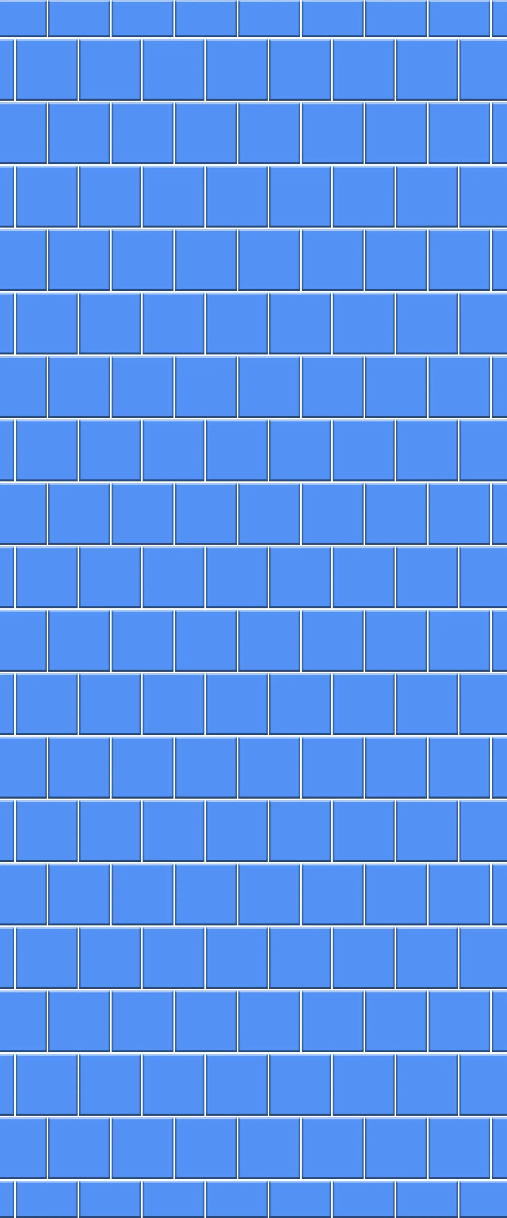 Blue Large Squares Acrylic Shower Wall Panel 2440mm x 1220mm (3mm Thick)