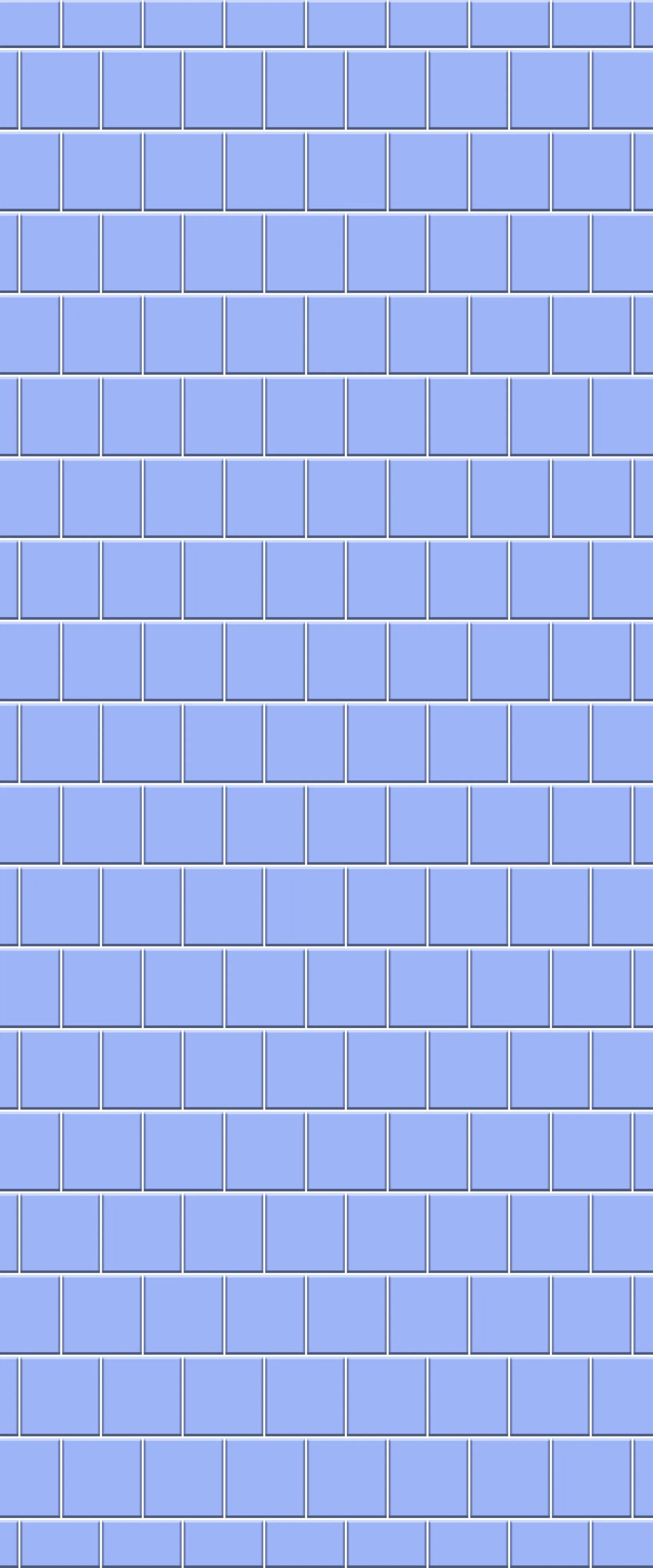 Blue Large Squares Acrylic Shower Wall Panel 2440mm x 1220mm (3mm Thick)