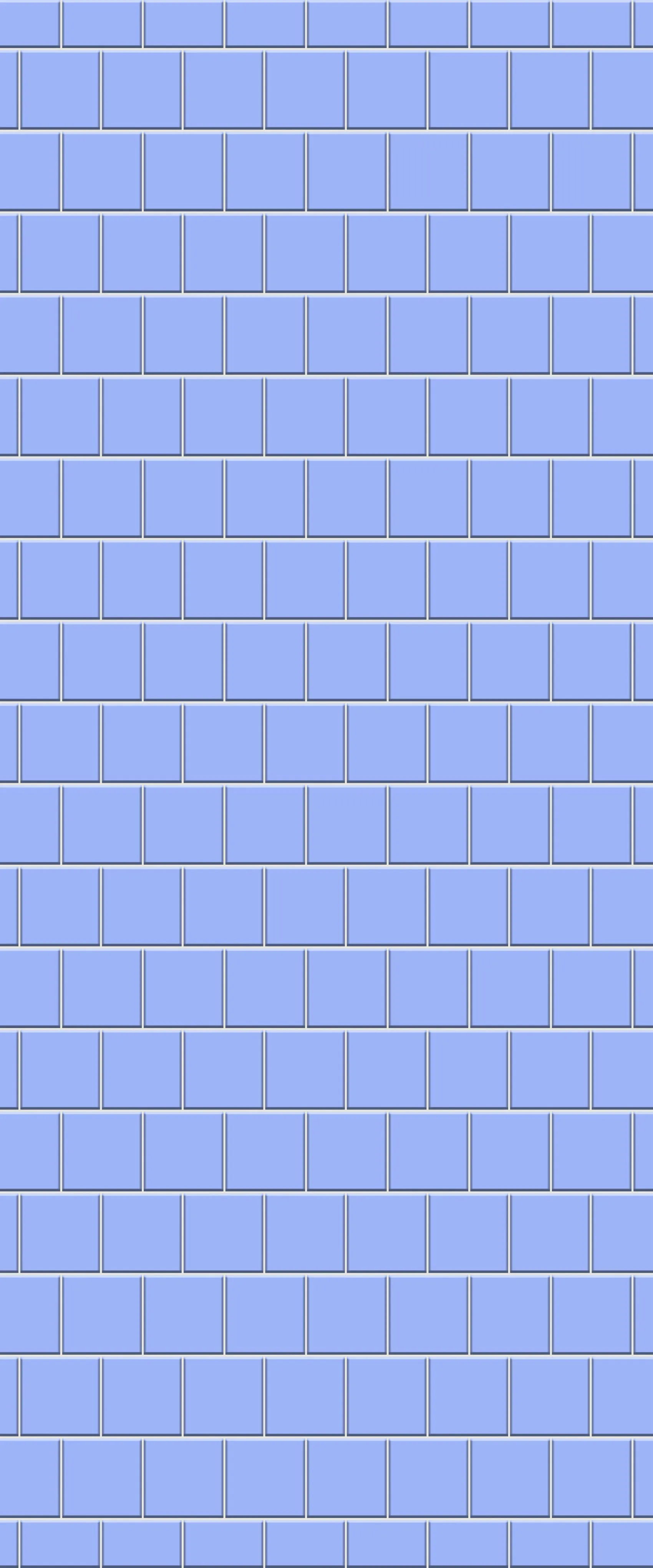 Blue Large Squares Acrylic Shower Wall Panel 2440mm x 1220mm (3mm Thick)
