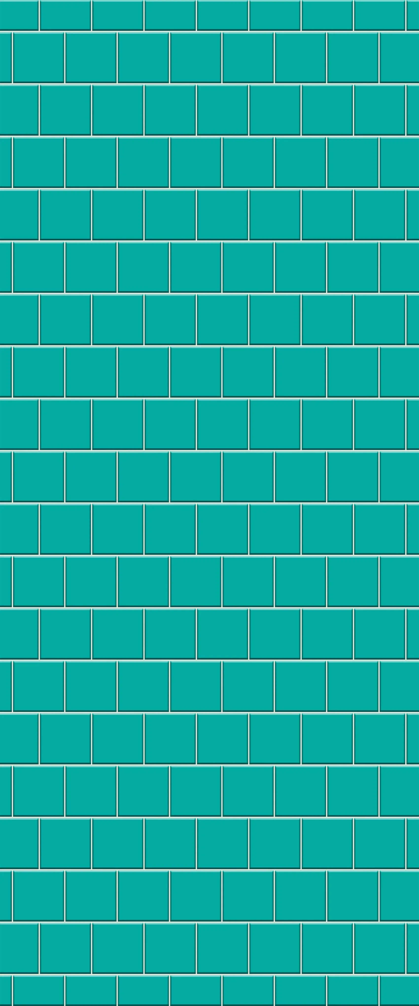 Blue Large Squares Acrylic Shower Wall Panel 2440mm x 1220mm (3mm Thick)