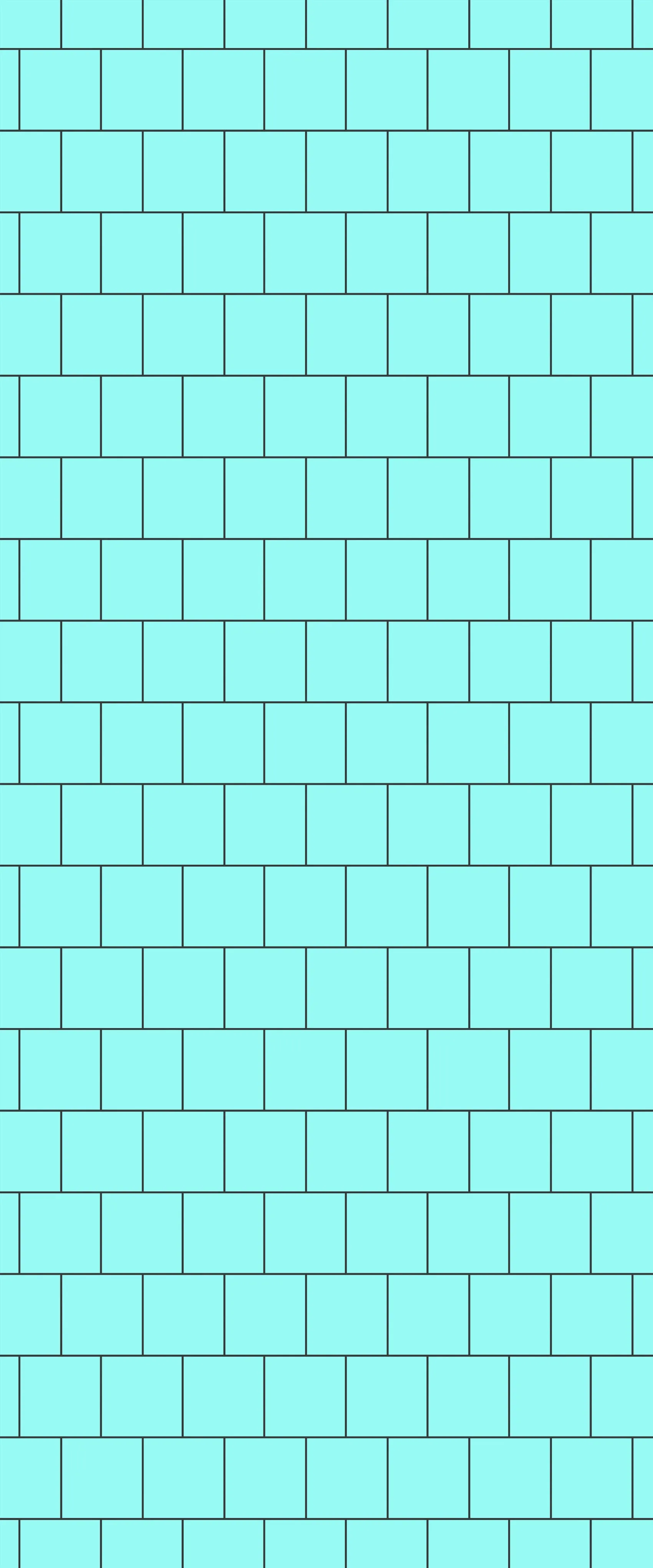 Blue Large Squares Acrylic Shower Wall Panel 2440mm x 1220mm (3mm Thick)