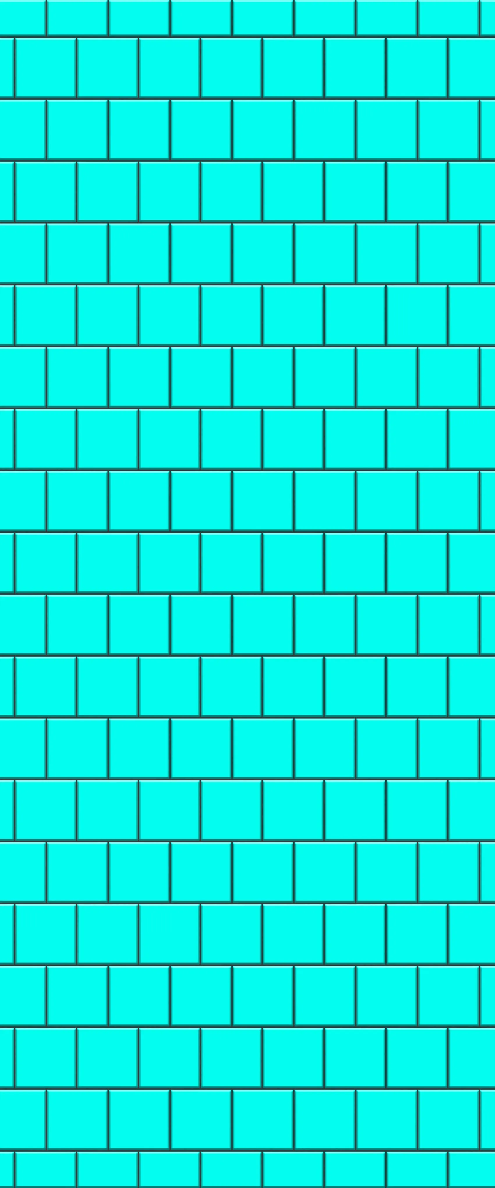 Blue Large Squares Acrylic Shower Wall Panel 2440mm x 1220mm (3mm Thick)