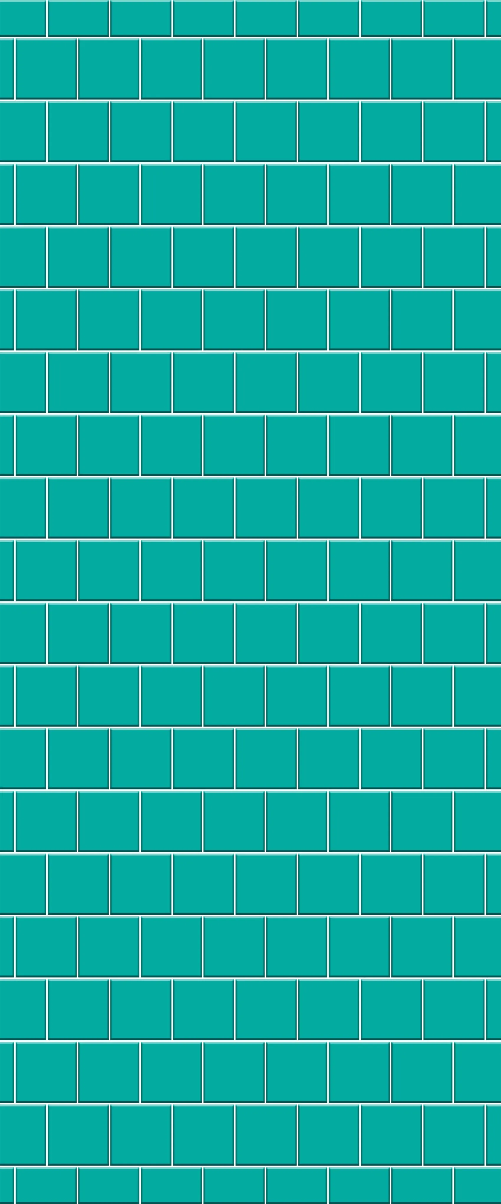 Blue Large Squares Acrylic Shower Wall Panel 2440mm x 1220mm (3mm Thick)