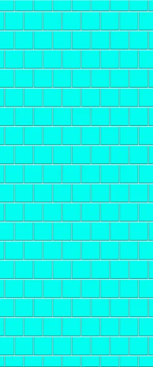 Blue Large Squares Acrylic Shower Wall Panel 2440mm x 1220mm (3mm Thick)
