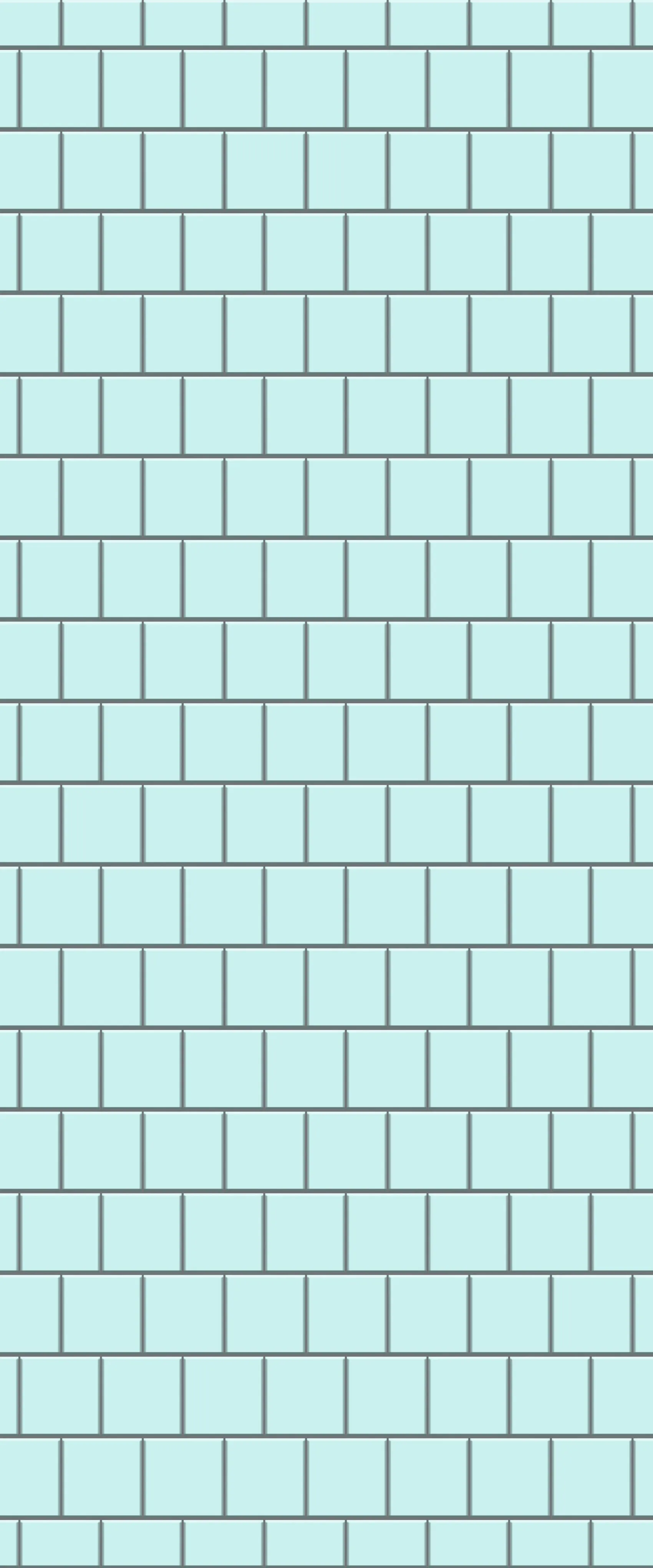 Blue Large Squares Acrylic Shower Wall Panel 2440mm x 1220mm (3mm Thick)