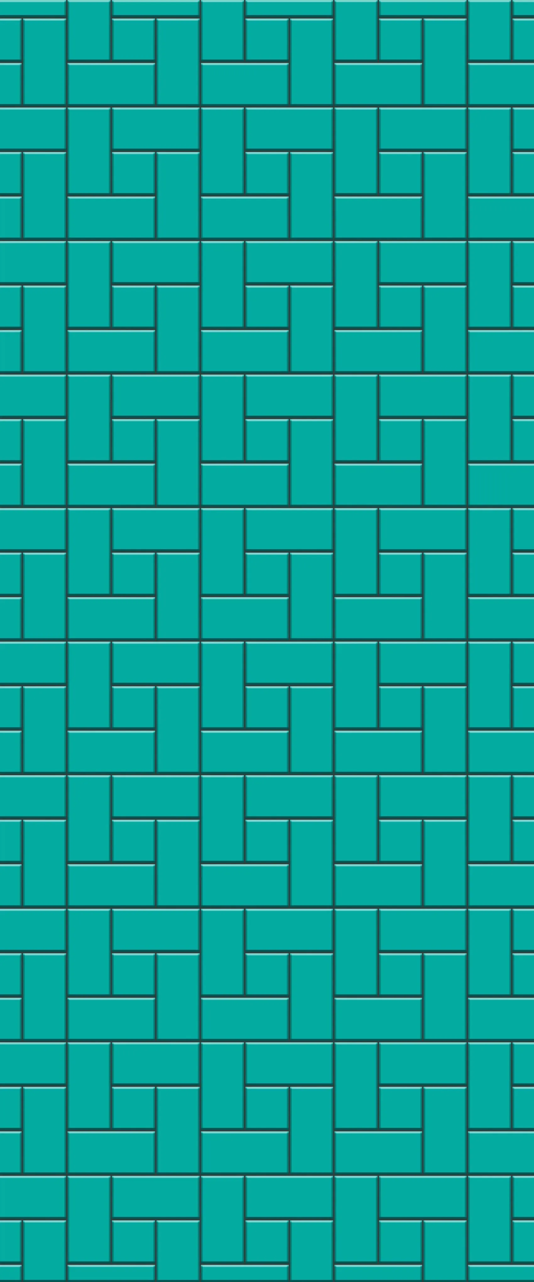 Blue Windmill Tile Acrylic Shower Wall Panel 2440mm x 1220mm (3mm Thick)