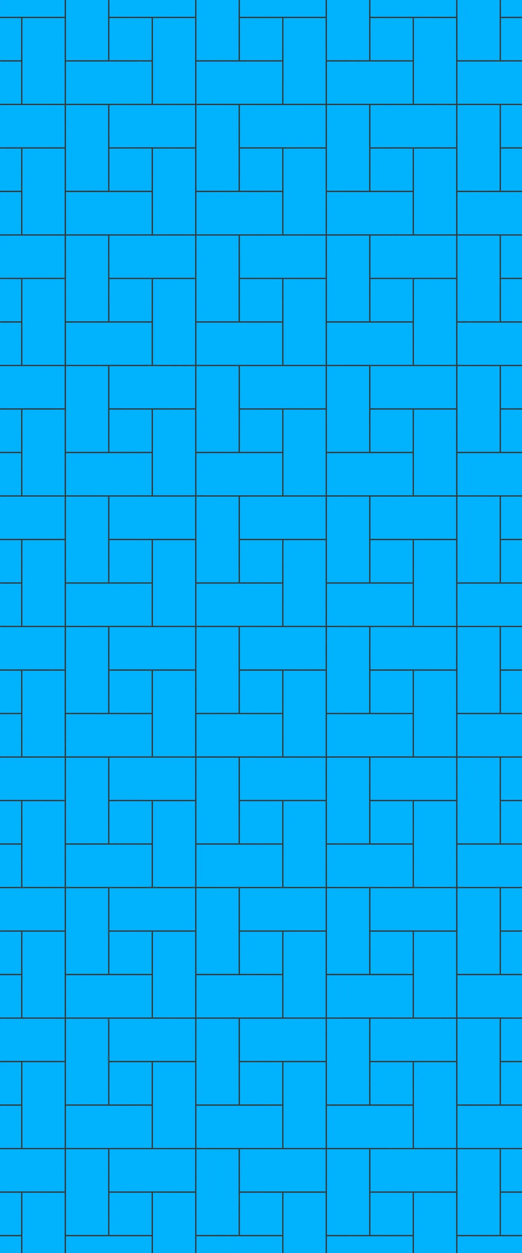 Blue Windmill Tile Acrylic Shower Wall Panel 2440mm x 1220mm (3mm Thick)