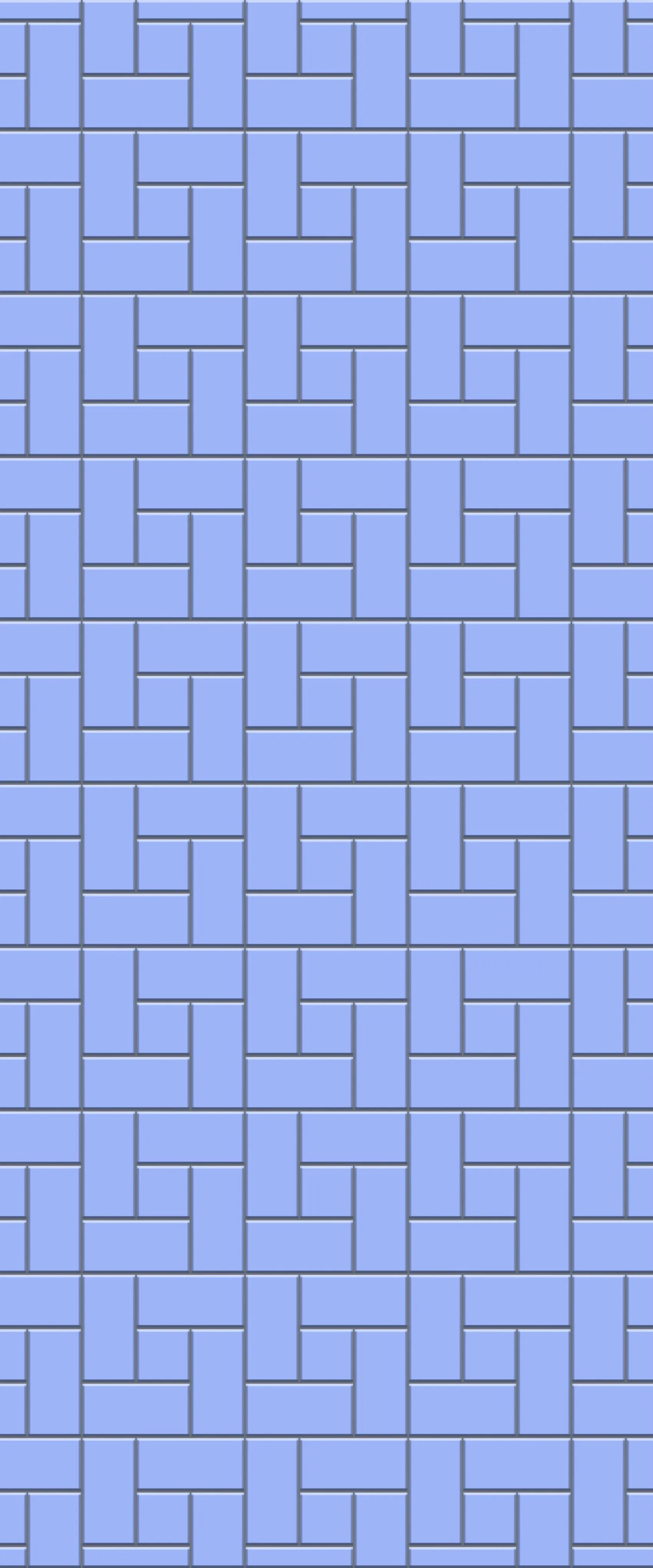 Blue Windmill Tile Acrylic Shower Wall Panel 2440mm x 1220mm (3mm Thick)