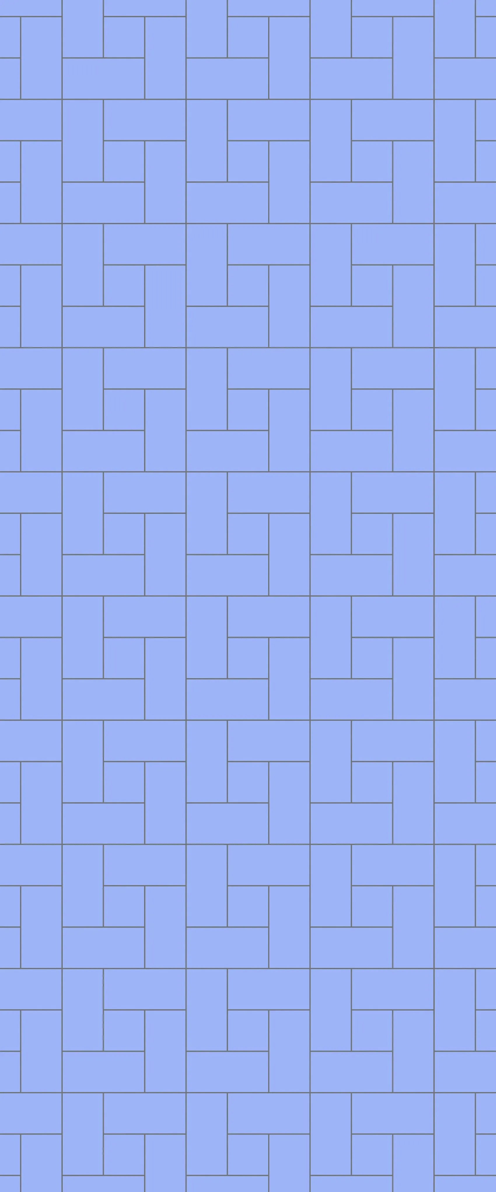 Blue Windmill Tile Acrylic Shower Wall Panel 2440mm x 1220mm (3mm Thick)