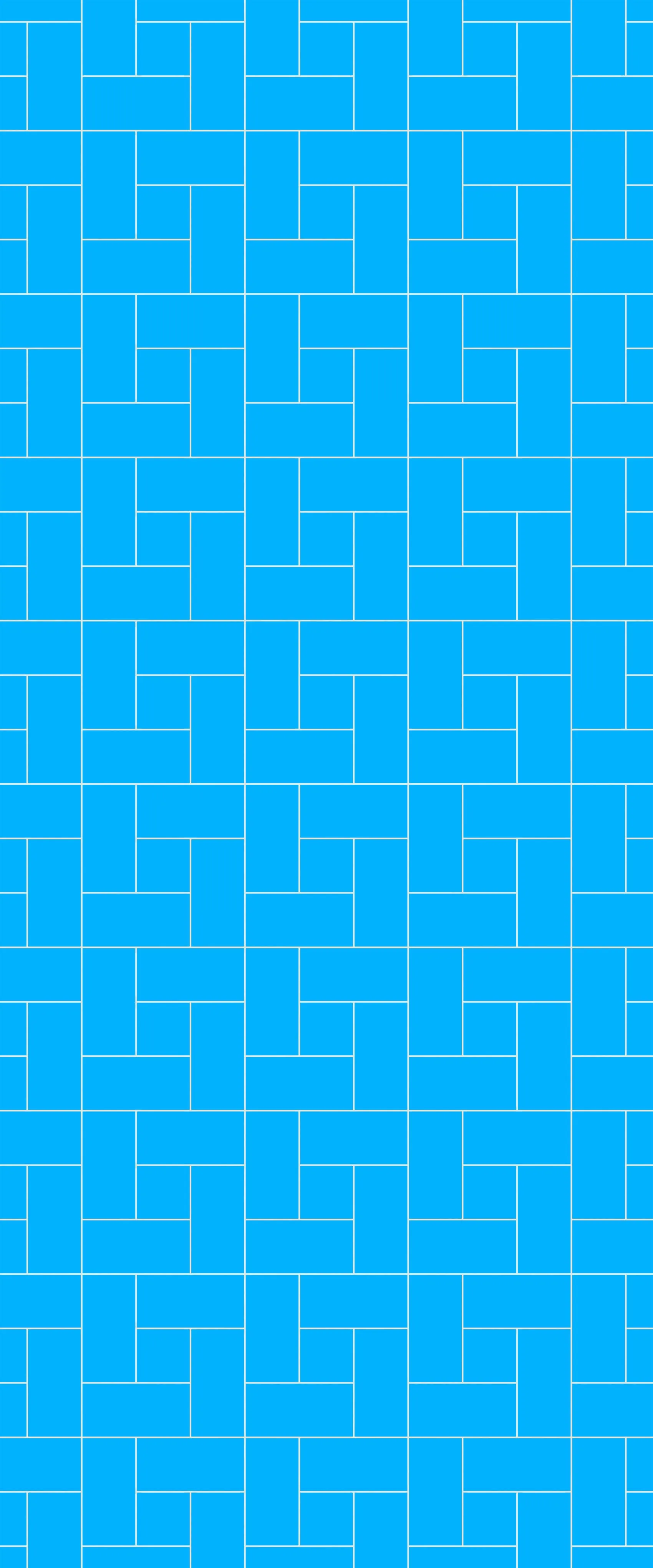 Blue Windmill Tile Acrylic Shower Wall Panel 2440mm x 1220mm (3mm Thick)
