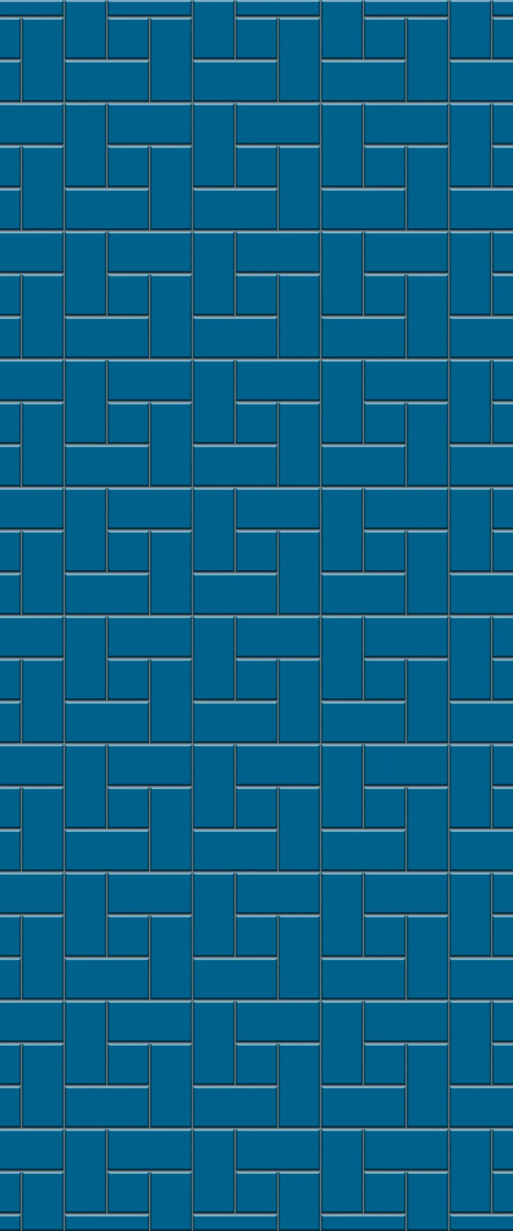 Blue Windmill Tile Acrylic Shower Wall Panel 2440mm x 1220mm (3mm Thick)