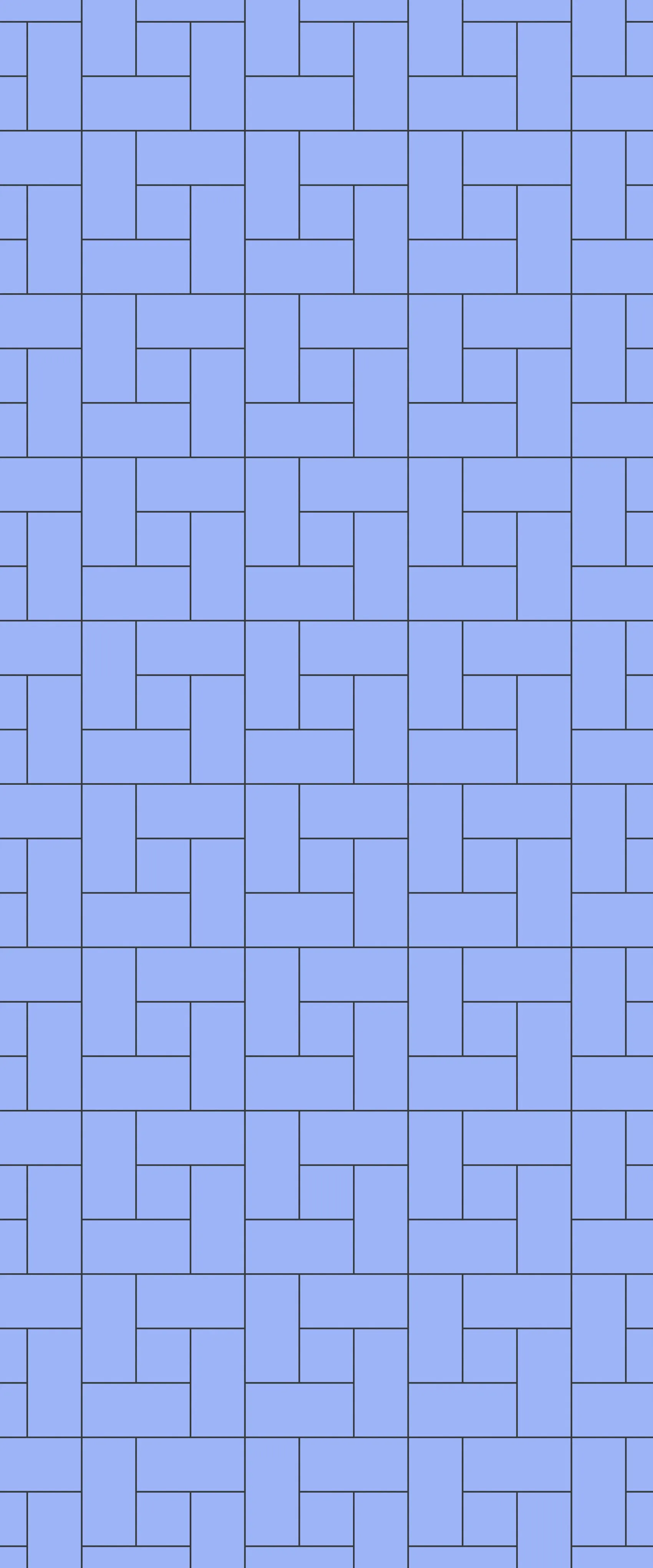 Blue Windmill Tile Acrylic Shower Wall Panel 2440mm x 1220mm (3mm Thick)