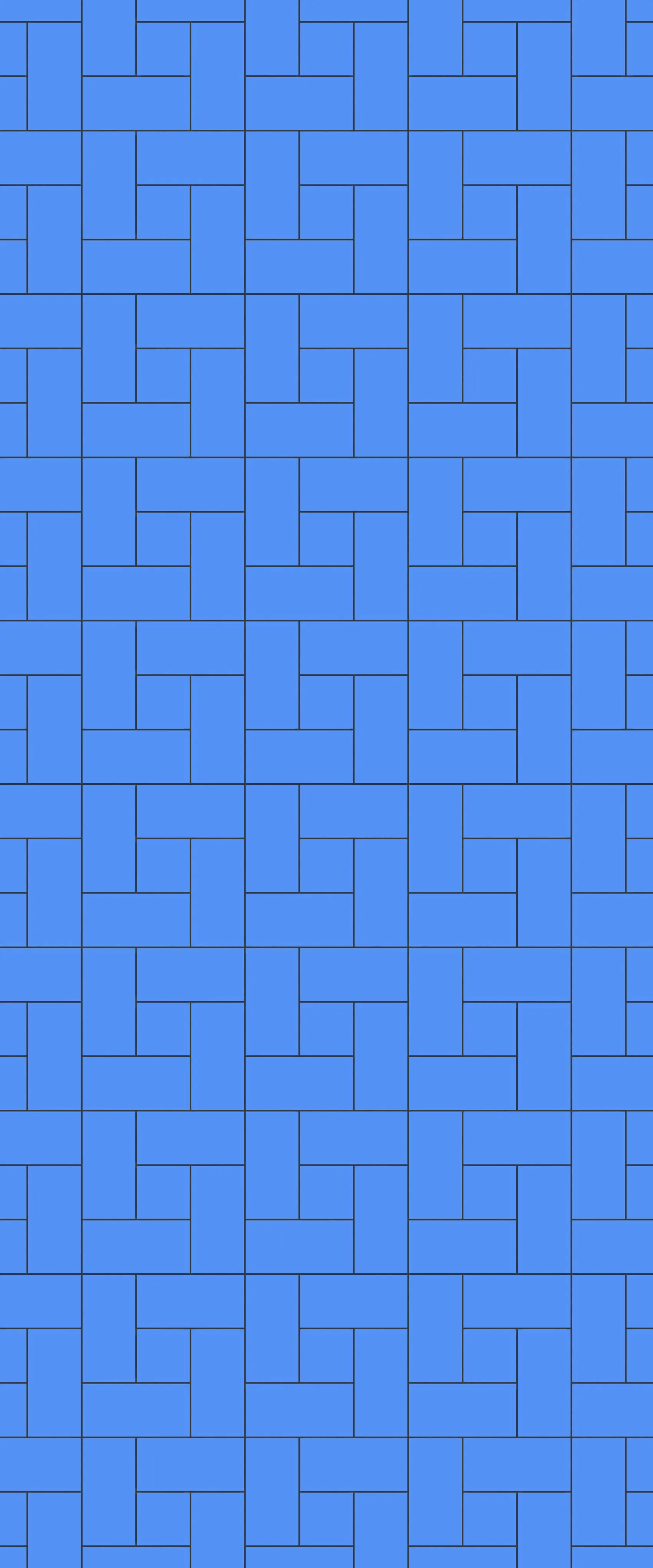 Blue Windmill Tile Acrylic Shower Wall Panel 2440mm x 1220mm (3mm Thick)