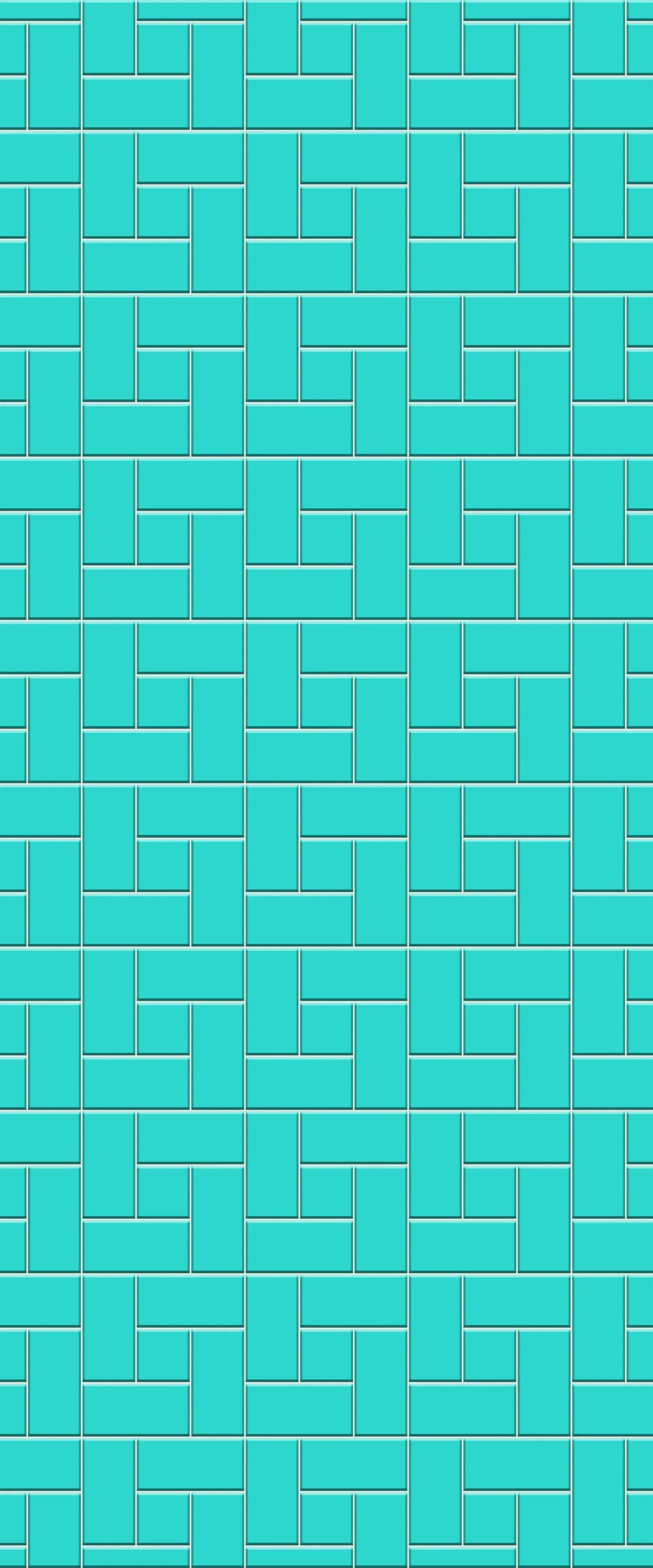 Blue Windmill Tile Acrylic Shower Wall Panel 2440mm x 1220mm (3mm Thick)