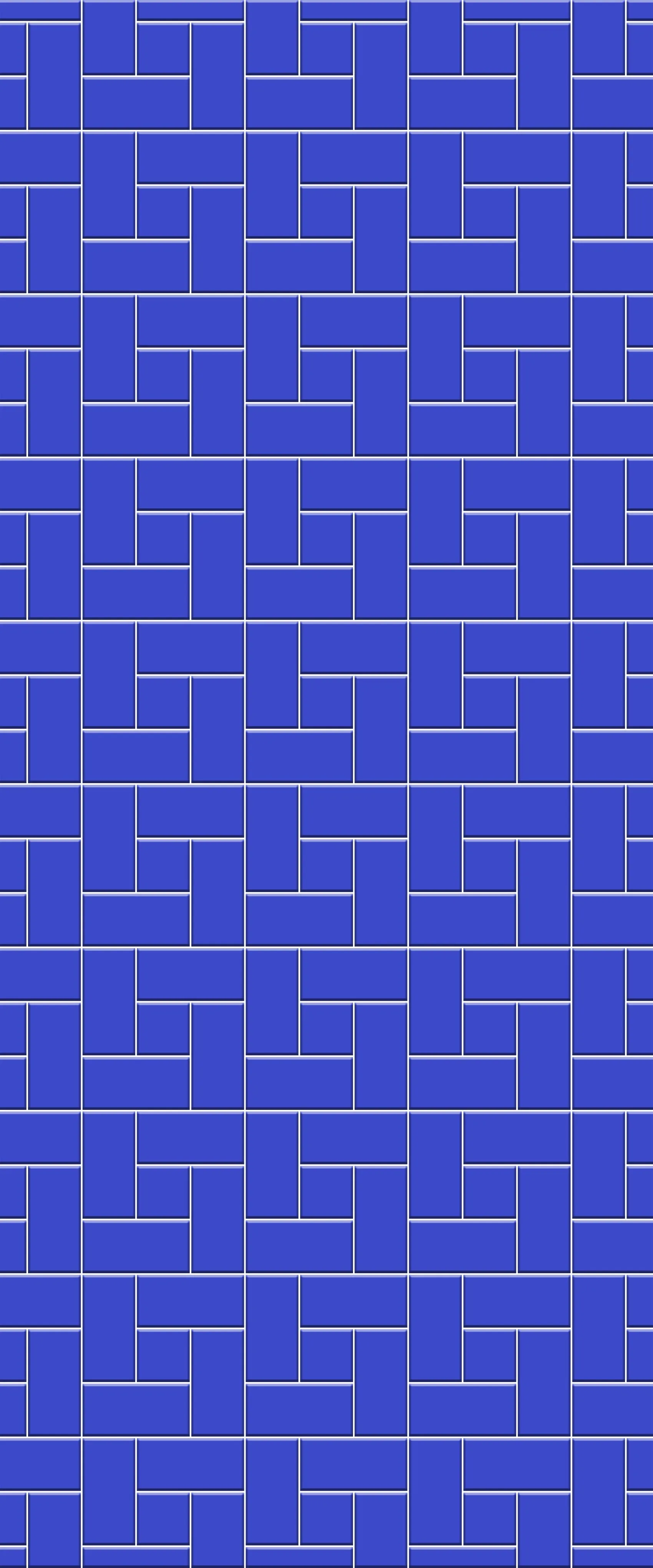 Blue Windmill Tile Acrylic Shower Wall Panel 2440mm x 1220mm (3mm Thick)
