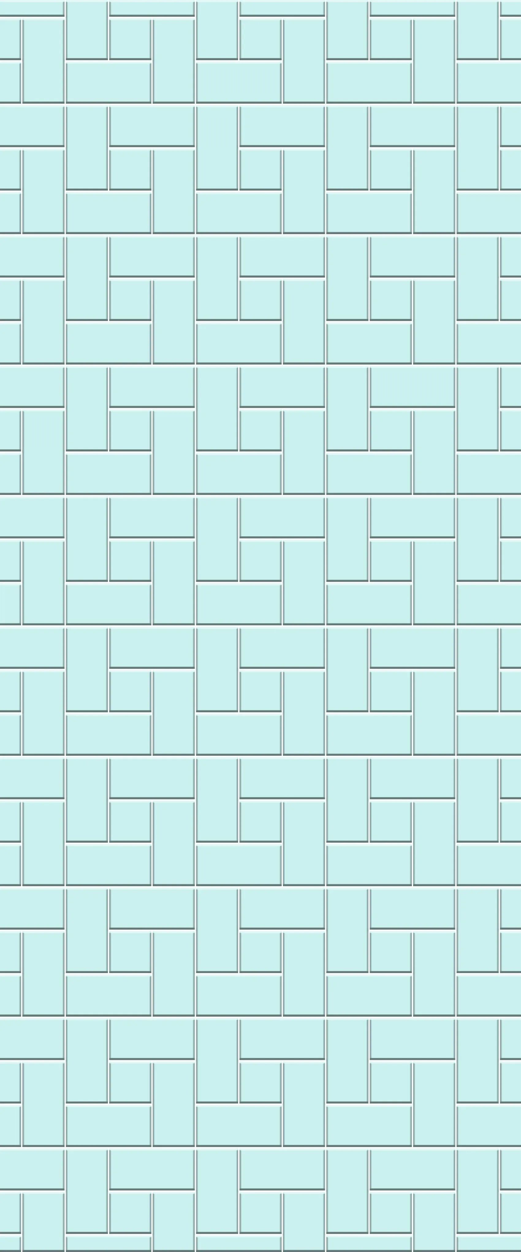 Blue Windmill Tile Acrylic Shower Wall Panel 2440mm x 1220mm (3mm Thick)