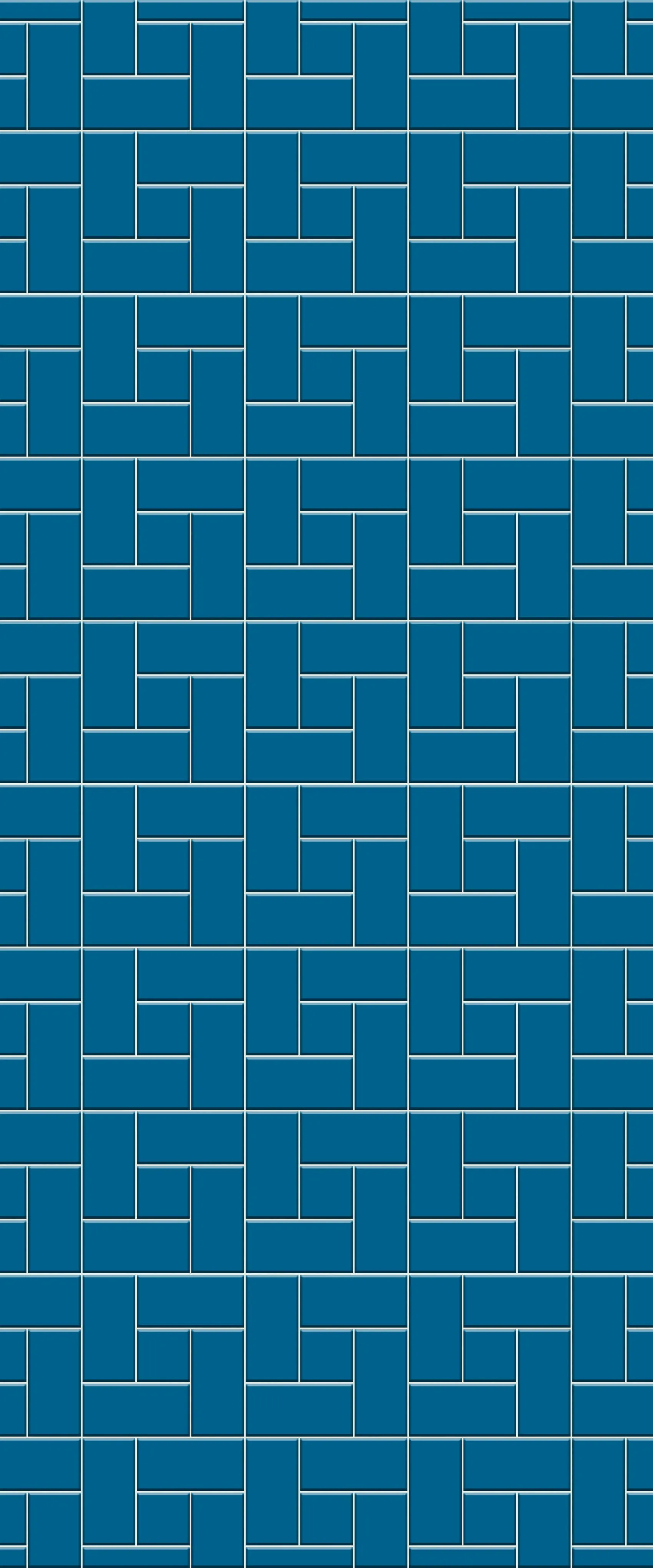 Blue Windmill Tile Acrylic Shower Wall Panel 2440mm x 1220mm (3mm Thick)