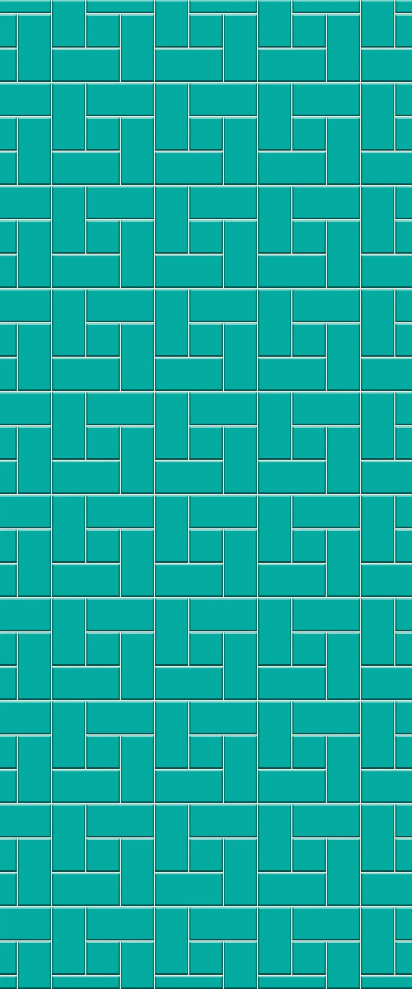 Blue Windmill Tile Acrylic Shower Wall Panel 2440mm x 1220mm (3mm Thick)