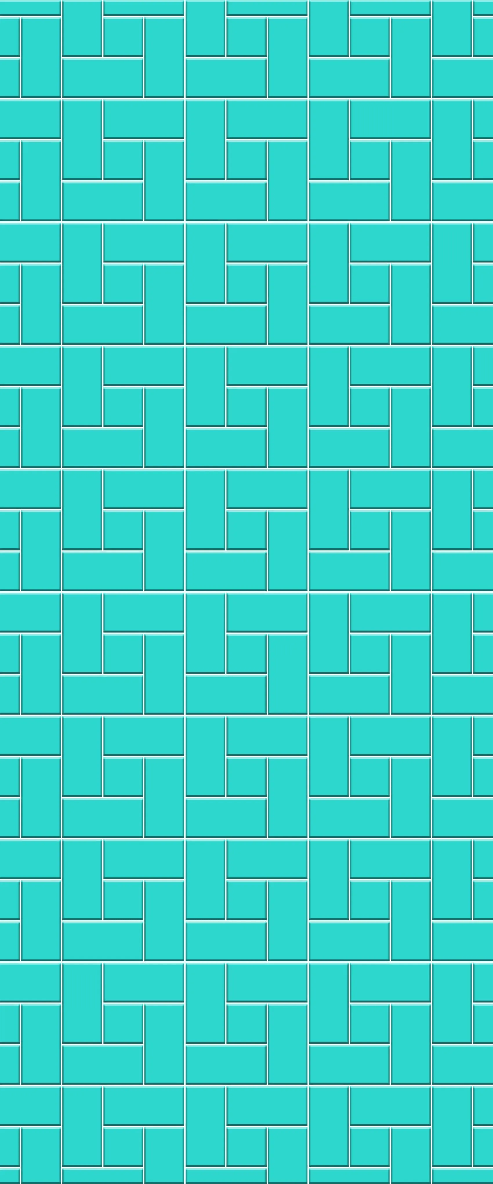 Blue Windmill Tile Acrylic Shower Wall Panel 2440mm x 1220mm (3mm Thick)