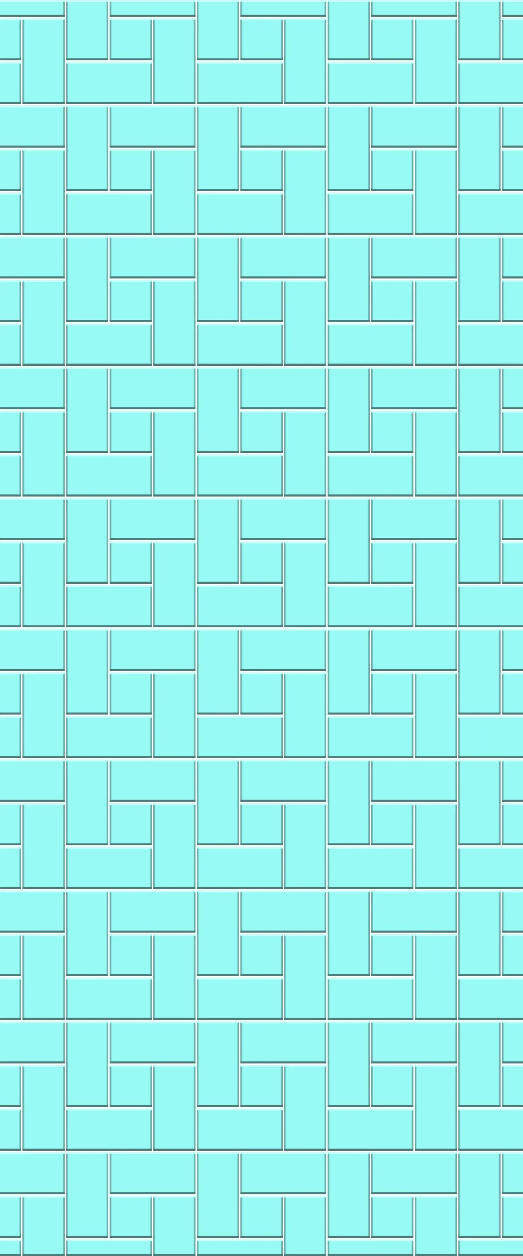 Blue Windmill Tile Acrylic Shower Wall Panel 2440mm x 1220mm (3mm Thick)