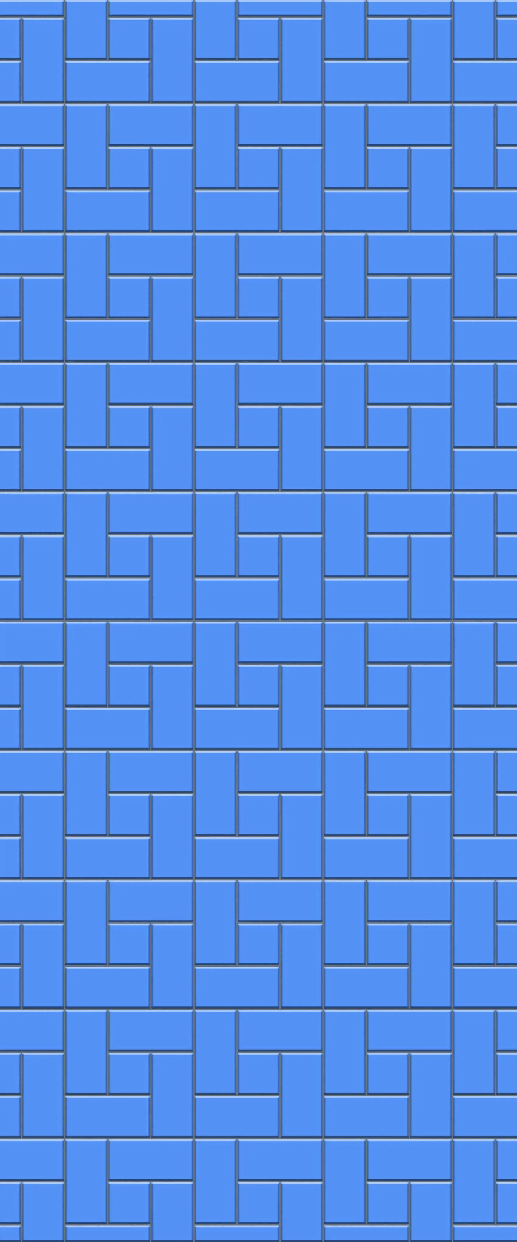Blue Windmill Tile Acrylic Shower Wall Panel 2440mm x 1220mm (3mm Thick)