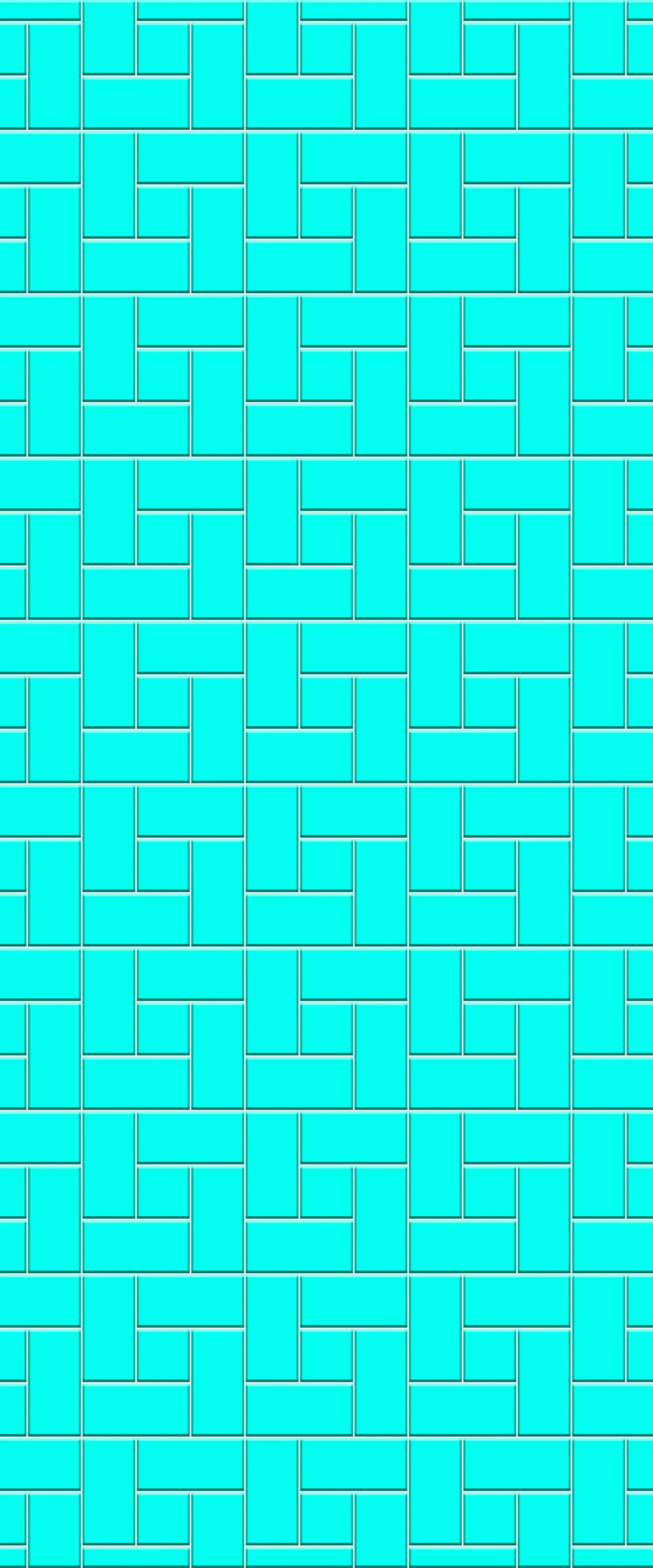 Blue Windmill Tile Acrylic Shower Wall Panel 2440mm x 1220mm (3mm Thick)