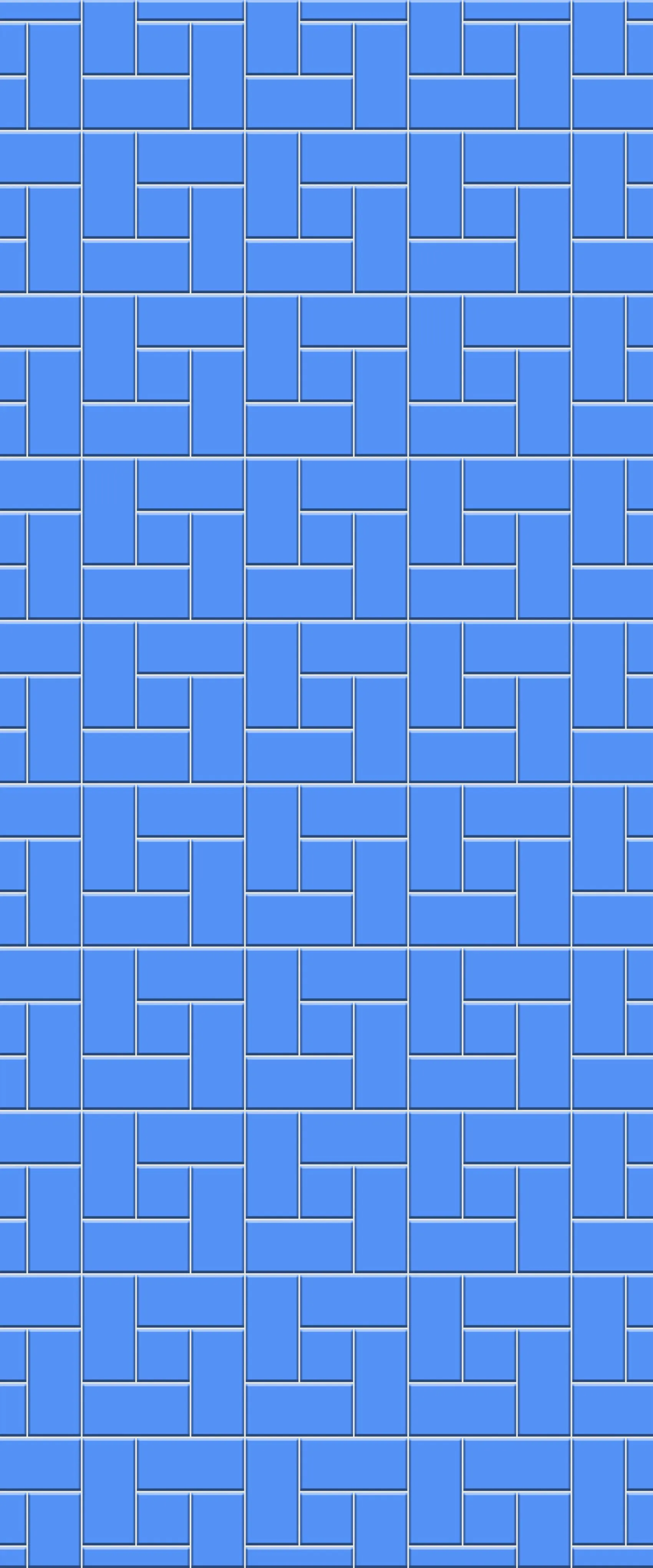 Blue Windmill Tile Acrylic Shower Wall Panel 2440mm x 1220mm (3mm Thick)