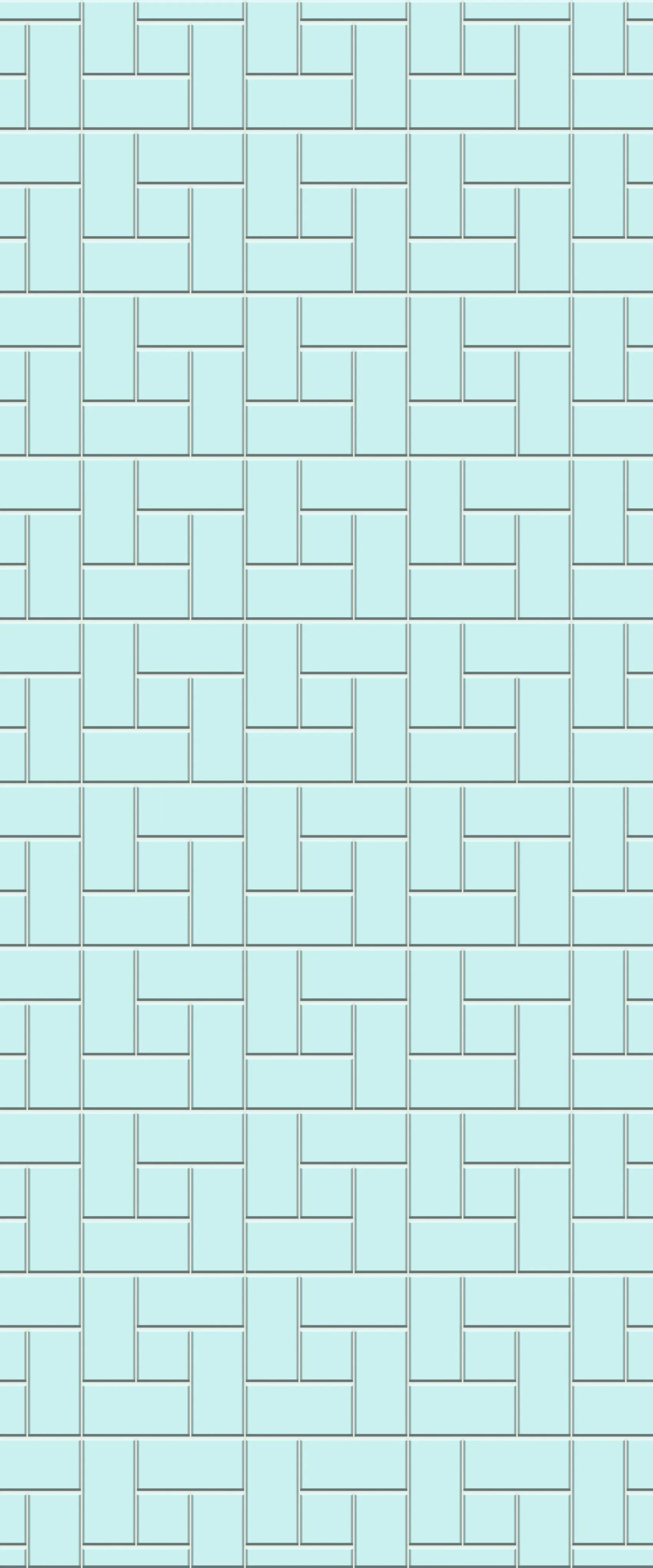Blue Windmill Tile Acrylic Shower Wall Panel 2440mm x 1220mm (3mm Thick)