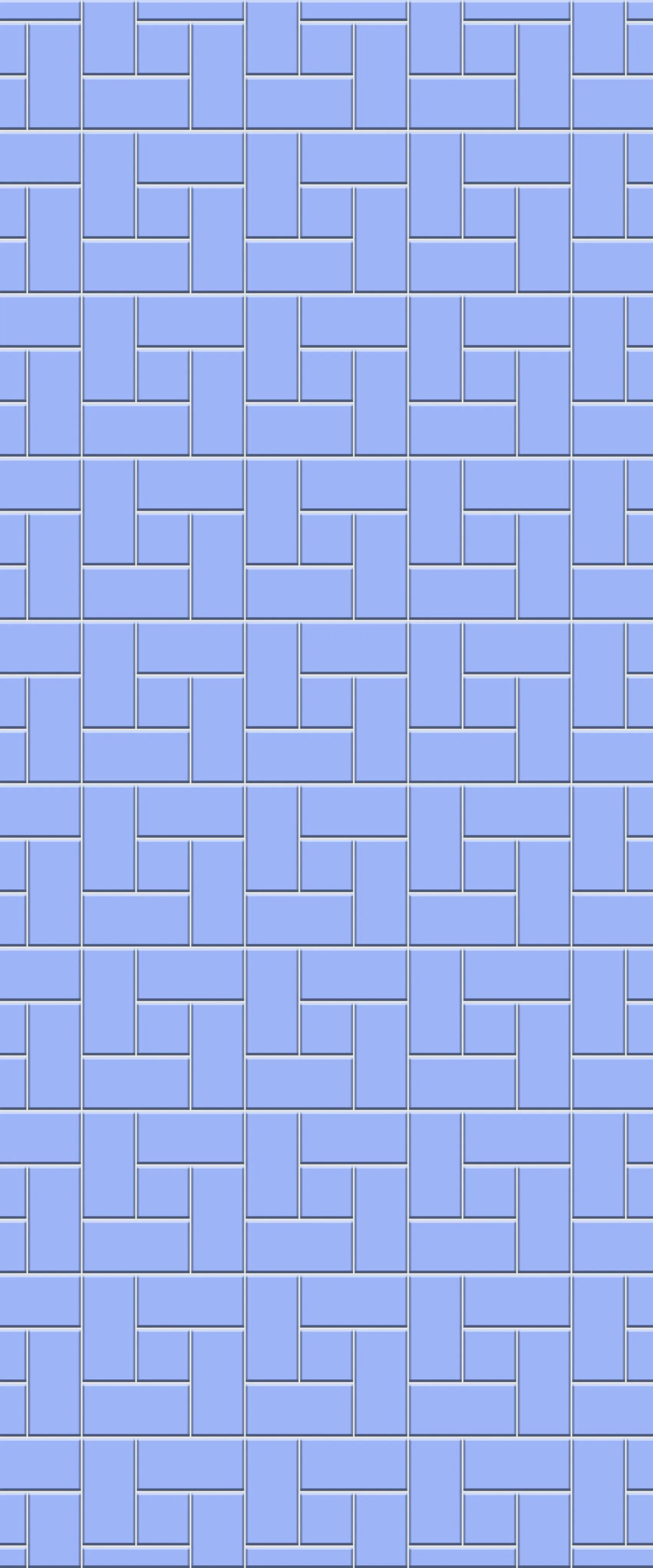 Blue Windmill Tile Acrylic Shower Wall Panel 2440mm x 1220mm (3mm Thick)
