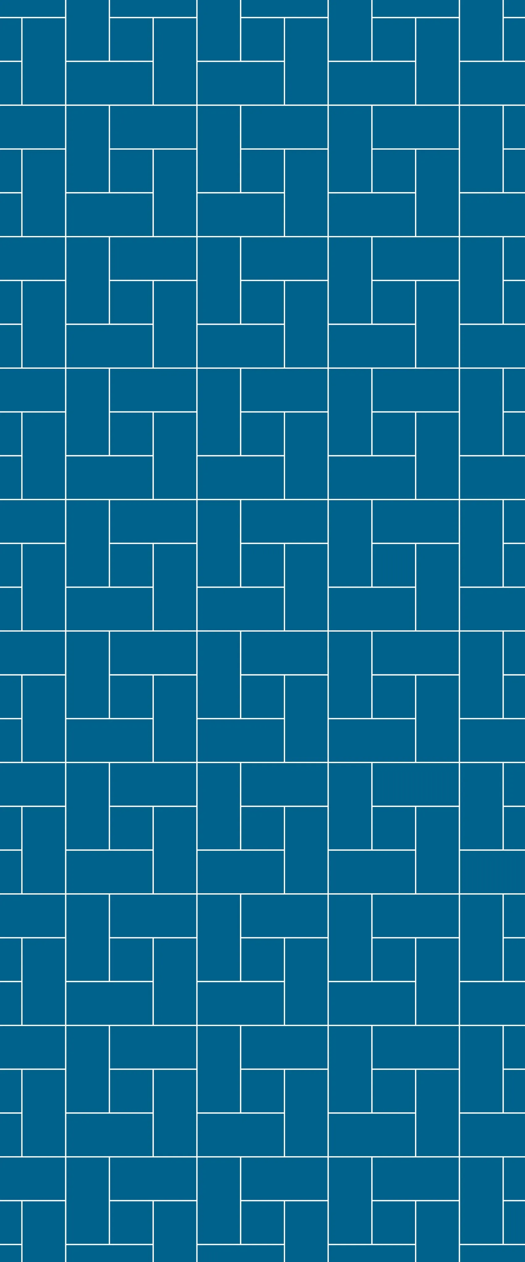 Blue Windmill Tile Acrylic Shower Wall Panel 2440mm x 1220mm (3mm Thick)