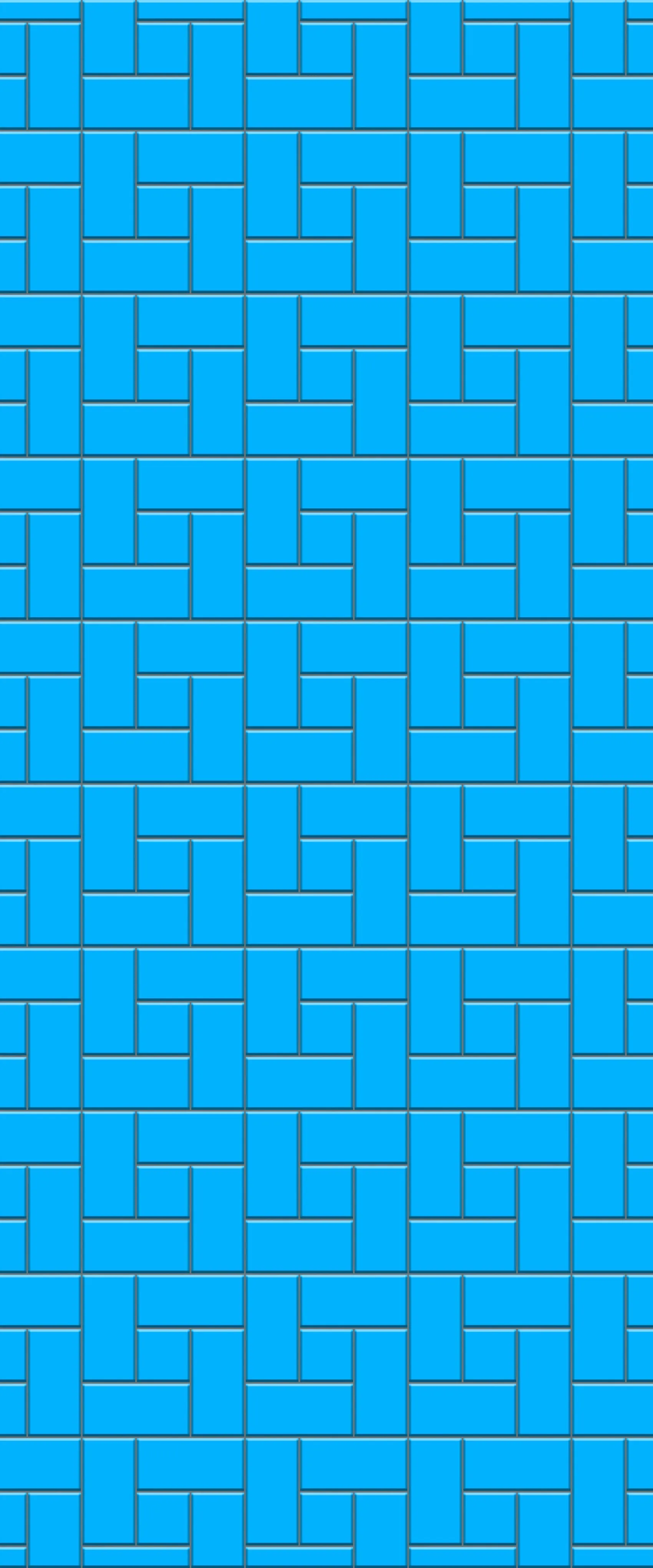 Blue Windmill Tile Acrylic Shower Wall Panel 2440mm x 1220mm (3mm Thick)